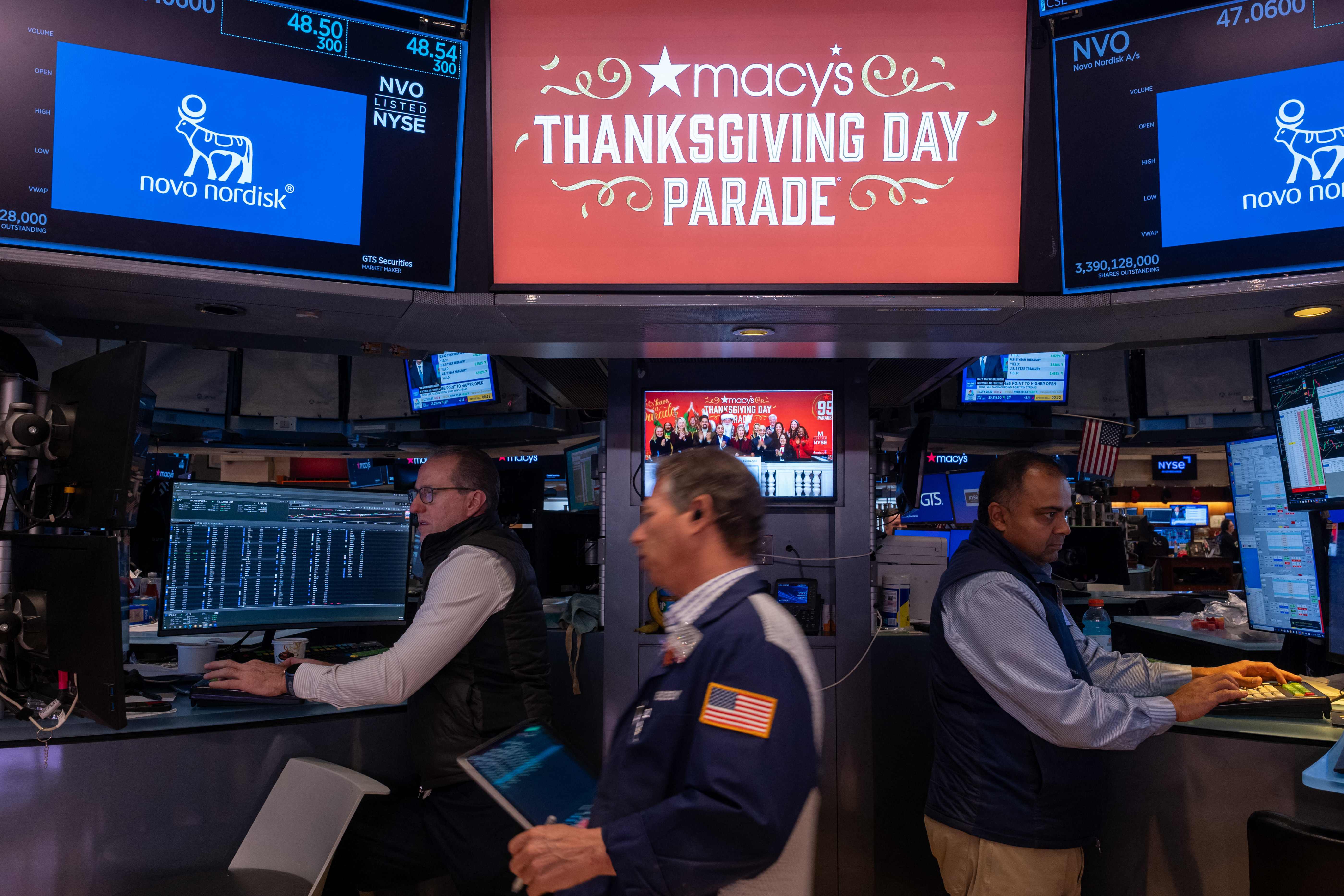 추수감사절 연휴 앞둔 뉴욕증시 상승…엔비디아 1.4%↑