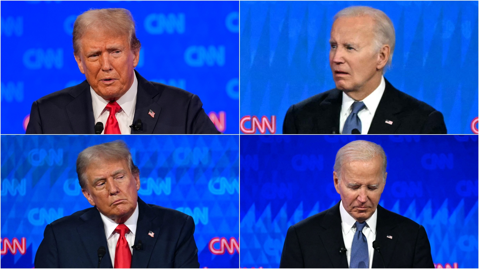 멍한 표정, 해야할 말 잊은 바이든…민주당 “충격·절망, 후보 바꾸자”