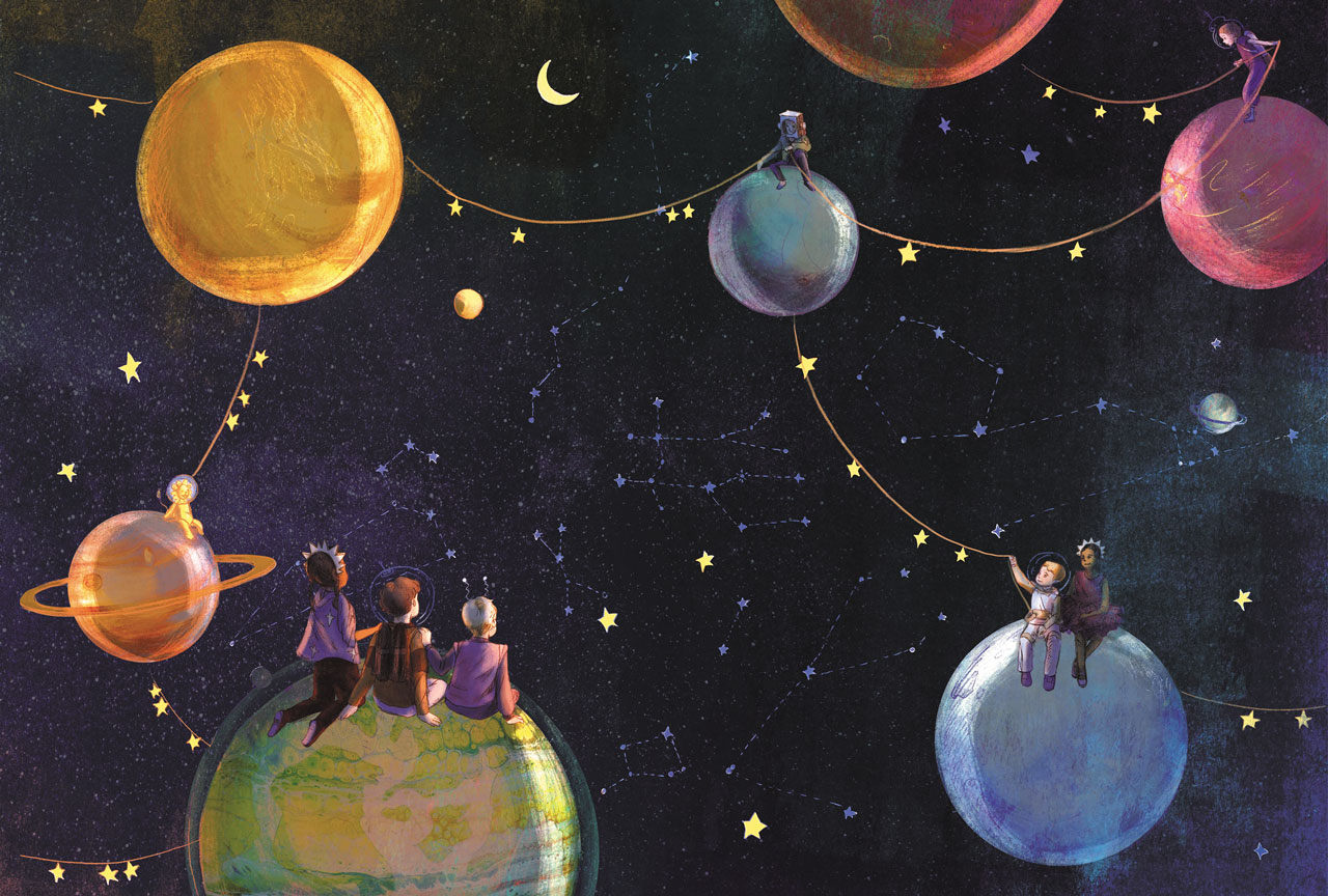 그림이 있는 도서관] 성격 달라도 우린 모두 특별한 행성… 서로 돕고 배우며 함께 성장한대요, image size:1280x864