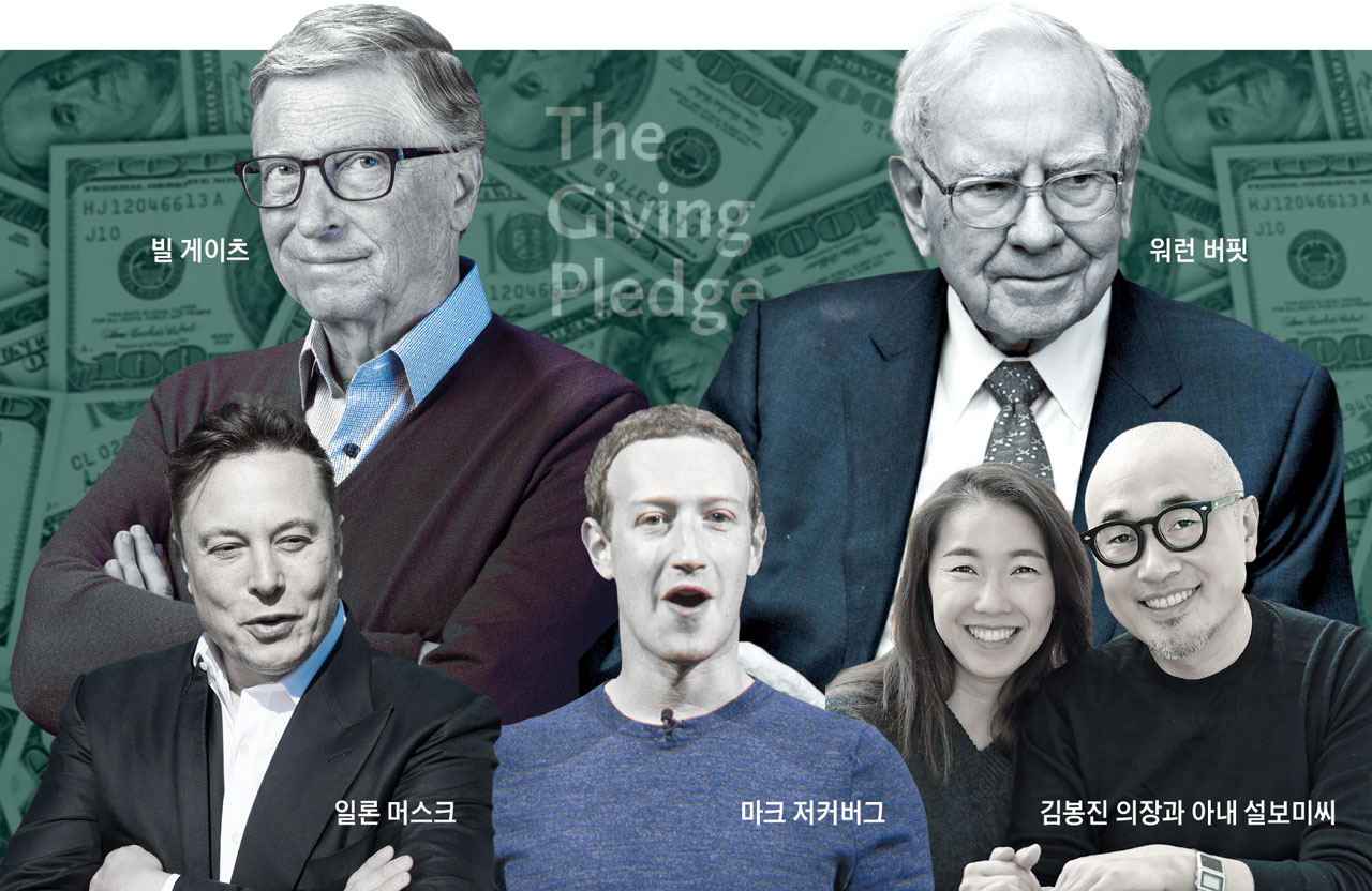 빌 게이츠, 일론 머스크, 마크 저커버그… 이들은 진짜 재산 절반 이상을 기부할까?