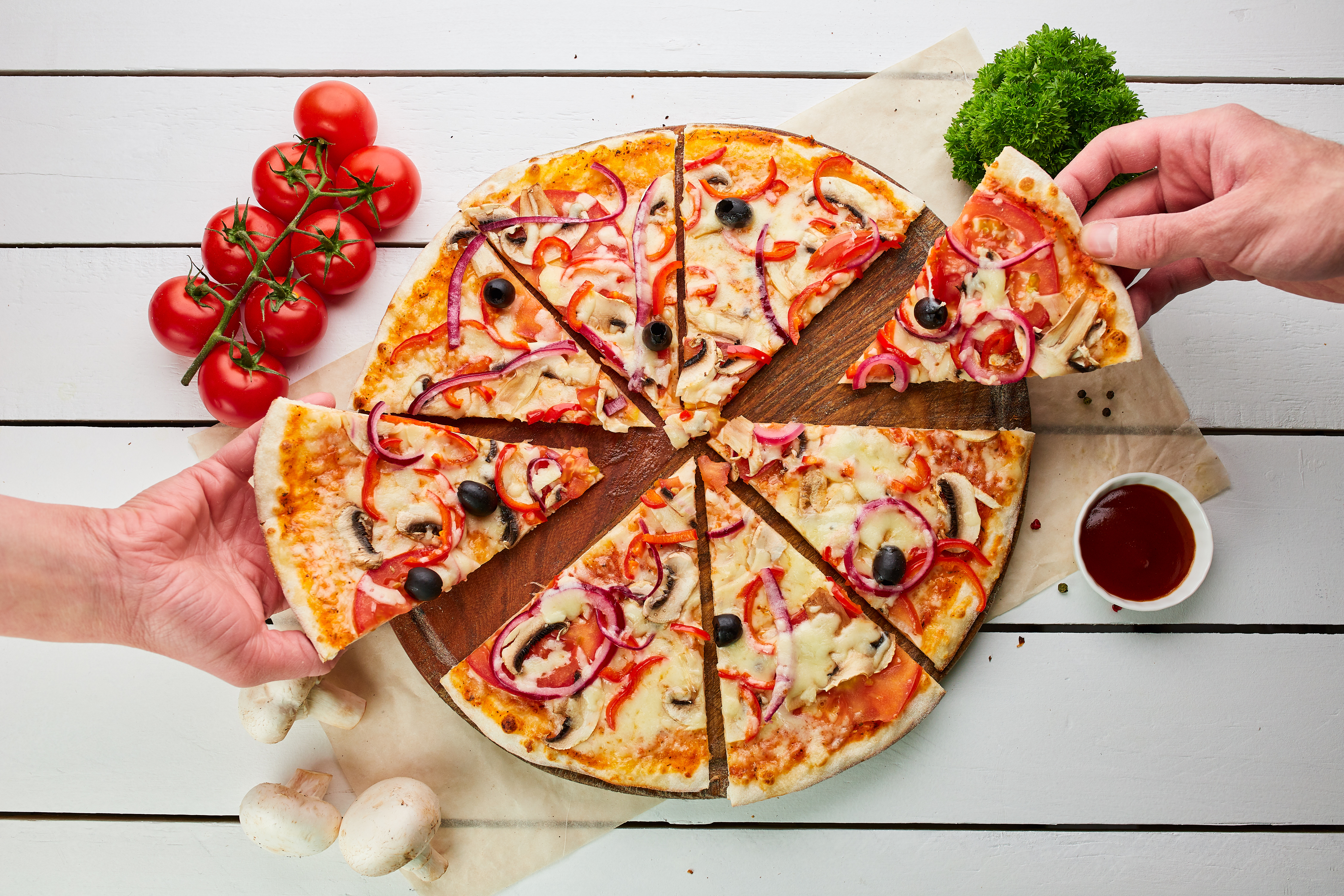 피자는 왜 동그란 모양일까?