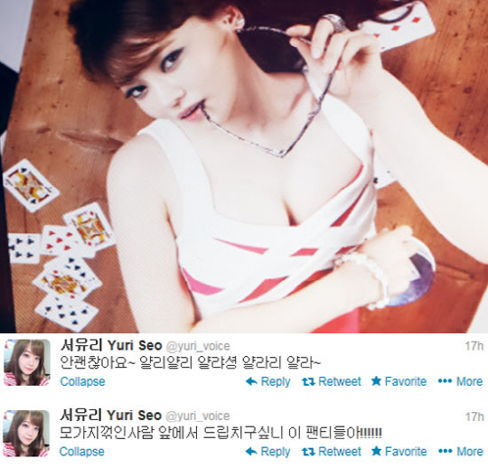 서유리 합성사진 