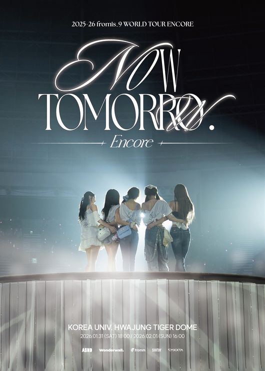 fromis_9 ジウォン NOW TOMORROW. ソウルコン全9種 Fromis_9 Holds Encore Concert 'NOW TOMORROW' in 2026
