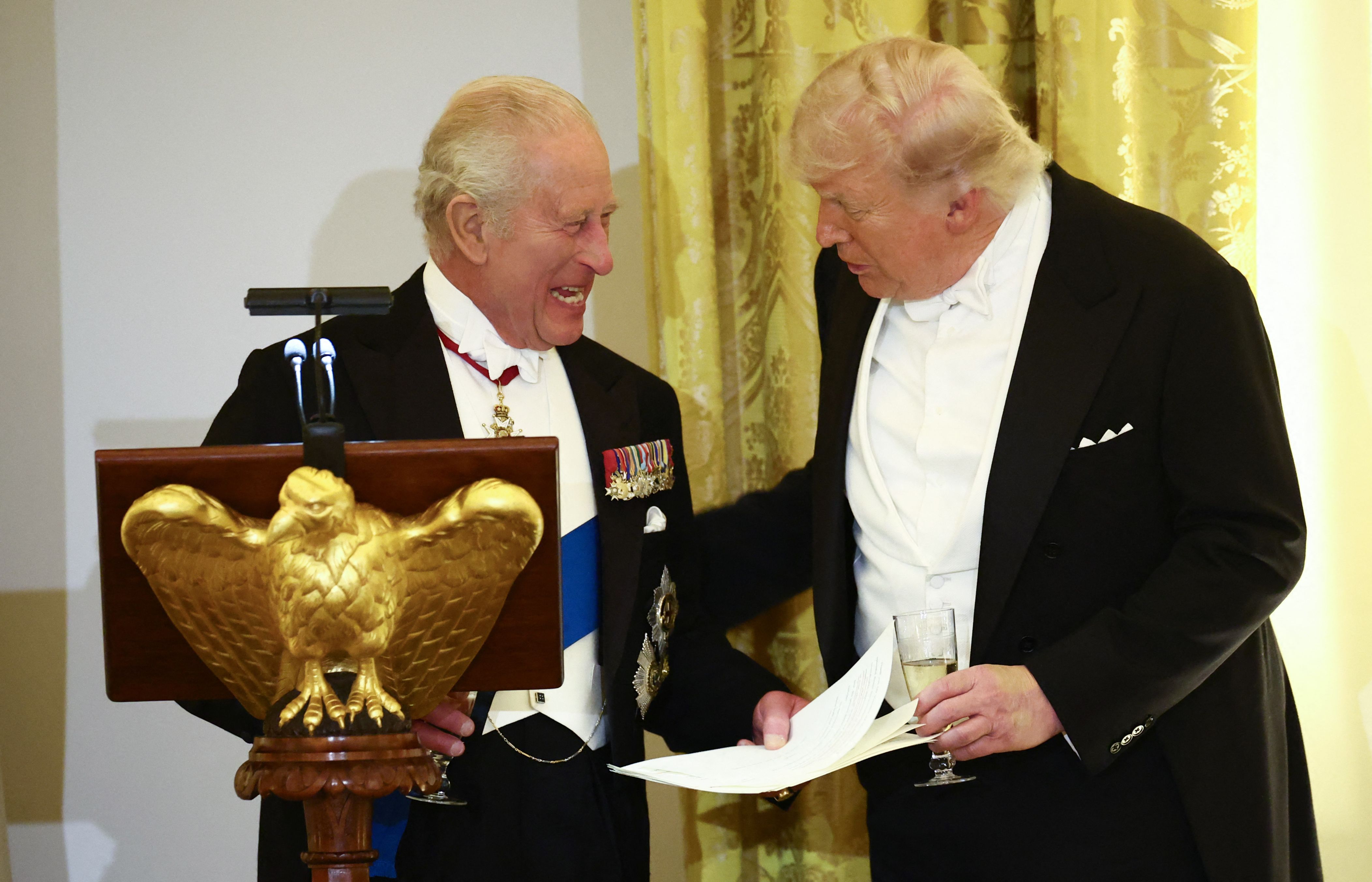 King Charles III Delivers Pointed Remarks Toward Trump