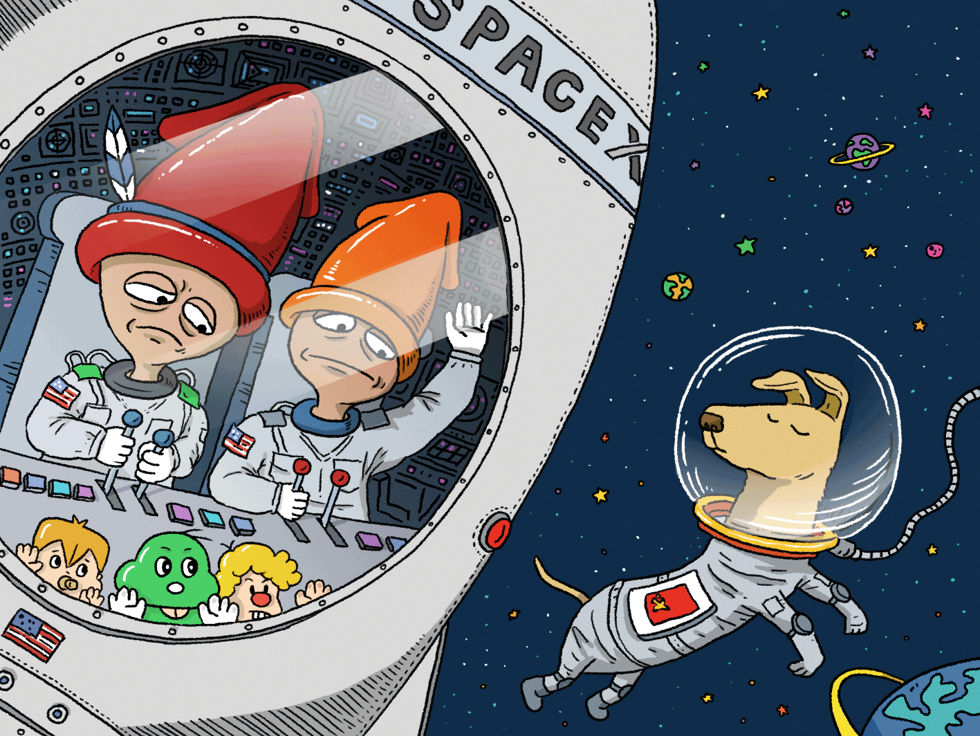 이영완의 사이언스카페] 우주로 간 꼴뚜기별 왕자와 라이카의 고독