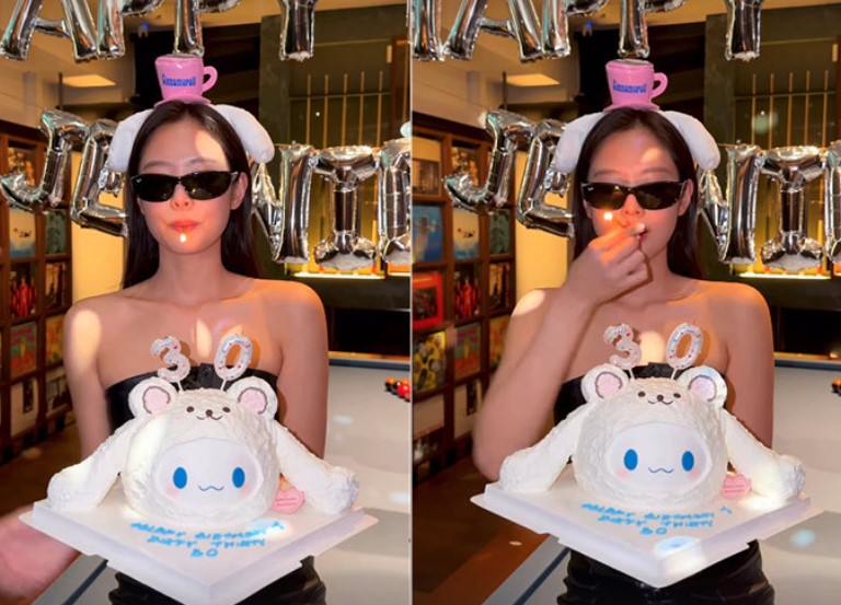 Jennie's Birthday Candle Gesture Sparks Backlash Over Smoking Reminder