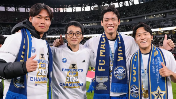  Emperor's Cup STAFF ピステ Matsuda Zelvia Wins First Emperor's Cup