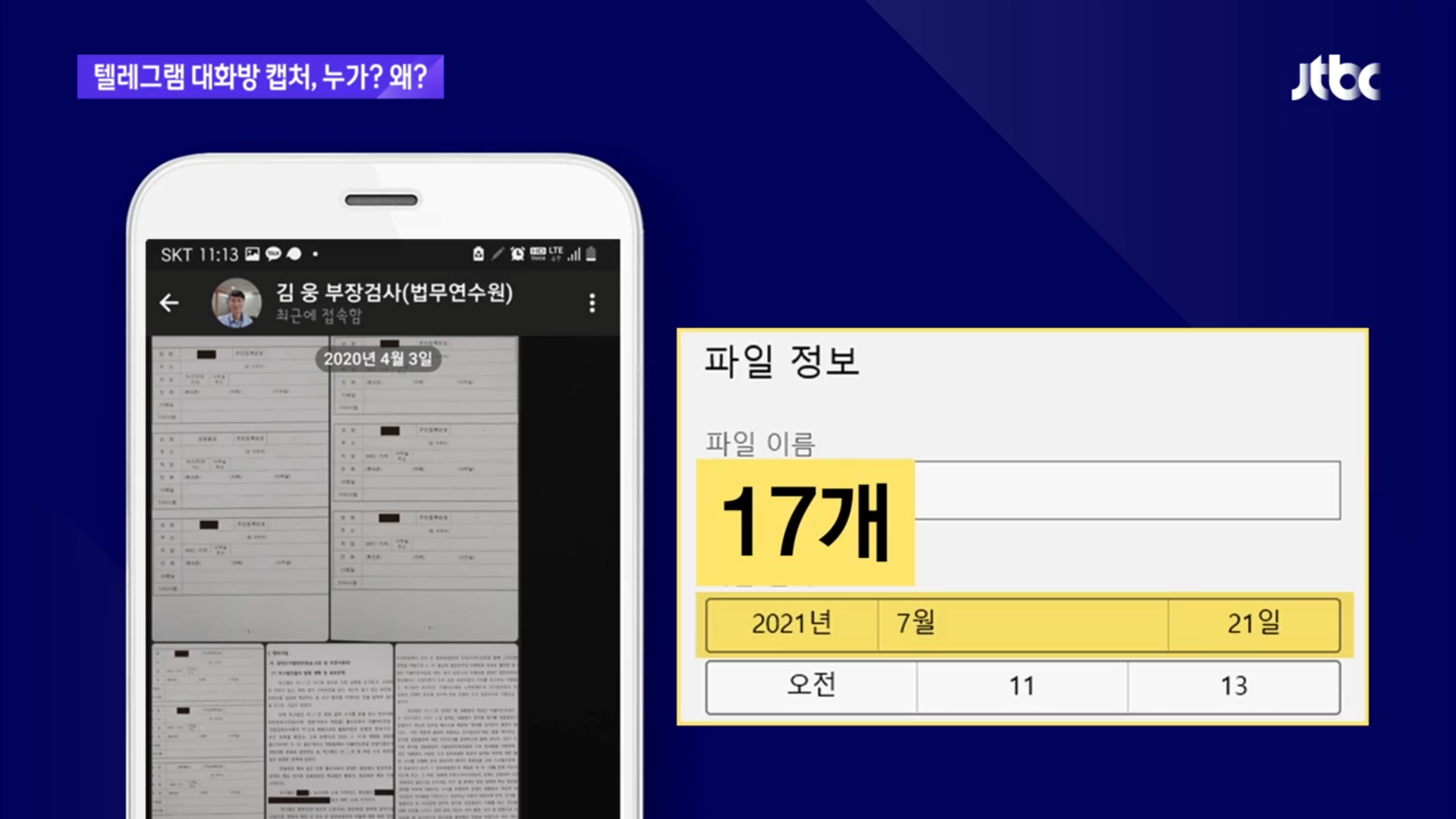 조성은의 의혹제기 텔레그램 캡처… 3분의 1은 박지원 만난 사흘새 이뤄져