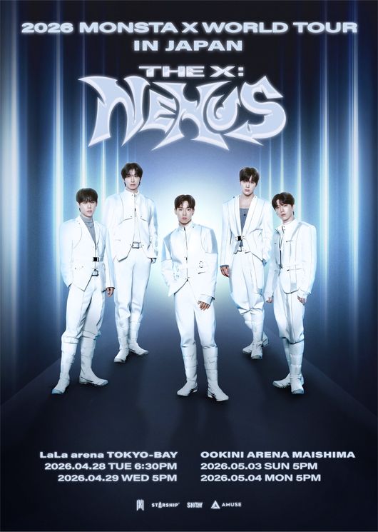 K-POP・アジア MANIFESTO: EMPIRE WORLD TOUR IN JAPAN MONSTA X Starts 2026 World Tour in Chiba