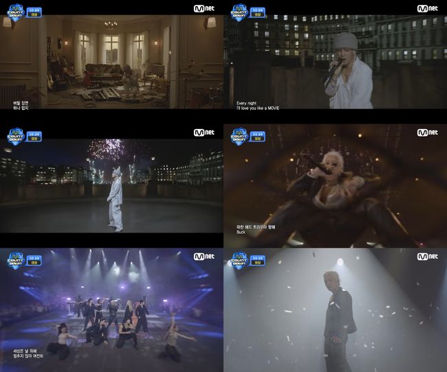 Taeyang Returns on 'M Countdown' in Leather Jacket, Sunglasses