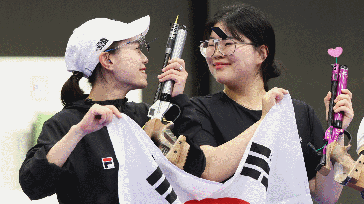 오예진·김예지, 공기권총 10m 금·은메달 휩쓸었다