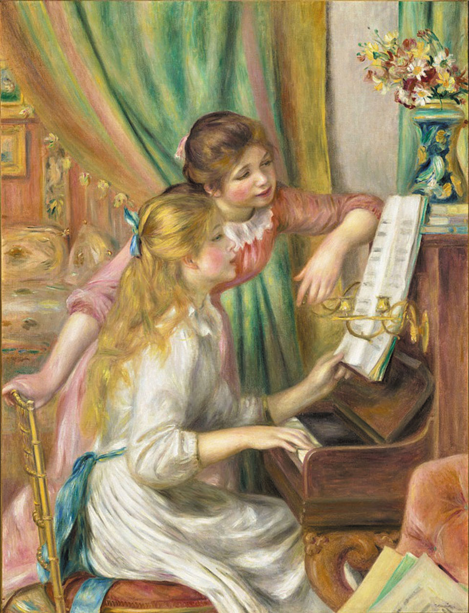 Renoir's Six 'Two Girls' Versions Exhibited in Seoul