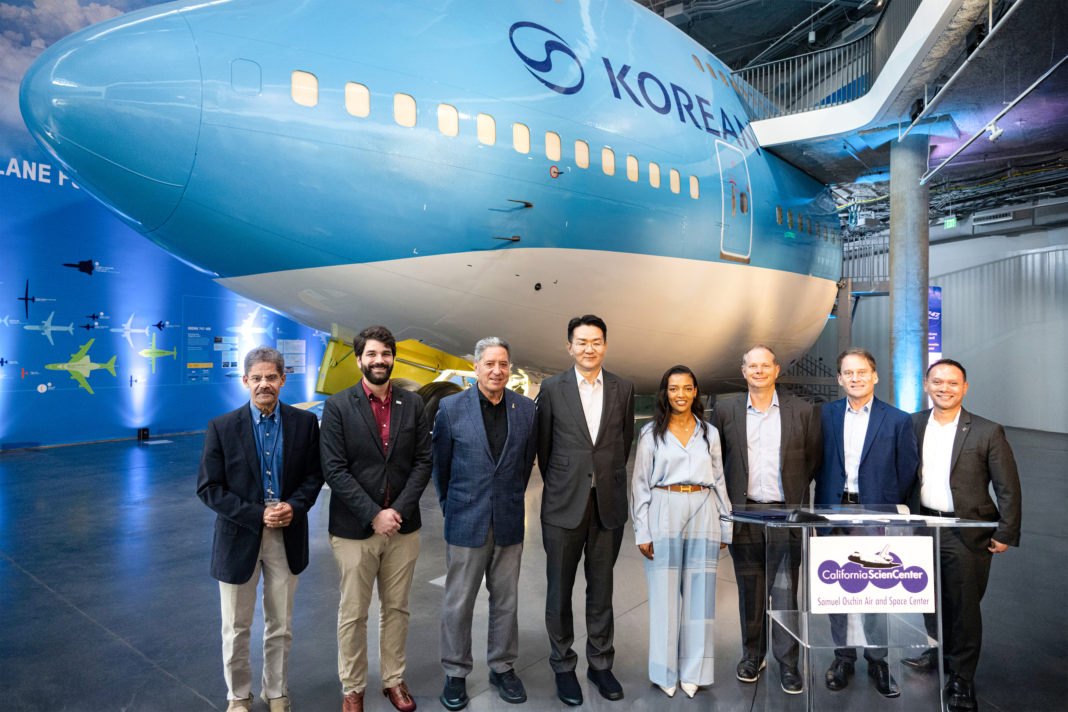 大韓航空がB747寄贈 カリフォルニア・サイエンス・センターに展示館