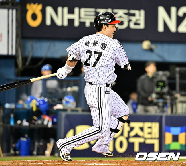 LG Twins adjust lineup as Park Dong-won focuses on DH role