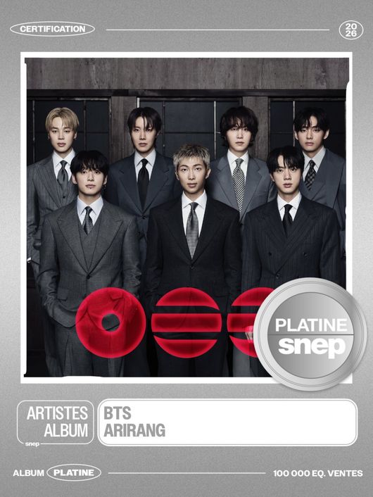 BTS アリラン ARIRANG アルバム 15枚 防弾少年団BTSアルバム「アリラン」仏最短プラチナ日本で最多更新