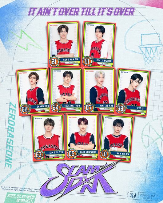 ZEROBASEONE unveils teaser for summer comeback song 'SLAM DUNK