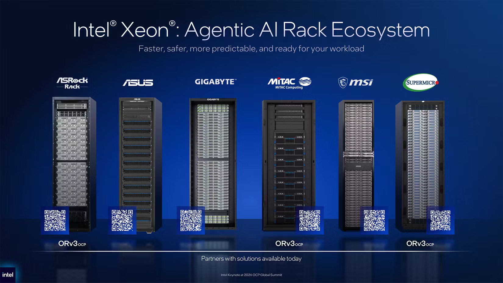 インテルがエージェンティックAI向け開放型インフラ強化 Xeonラックと