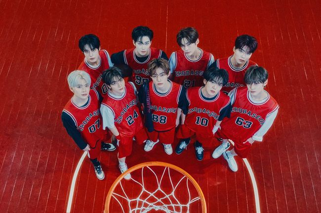 ZEROBEONE unveils basketball-themed concept photo for pre-release