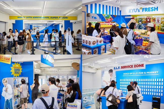 Super Junior draws 12,000 fans to successful 'SJ Market' pop-up