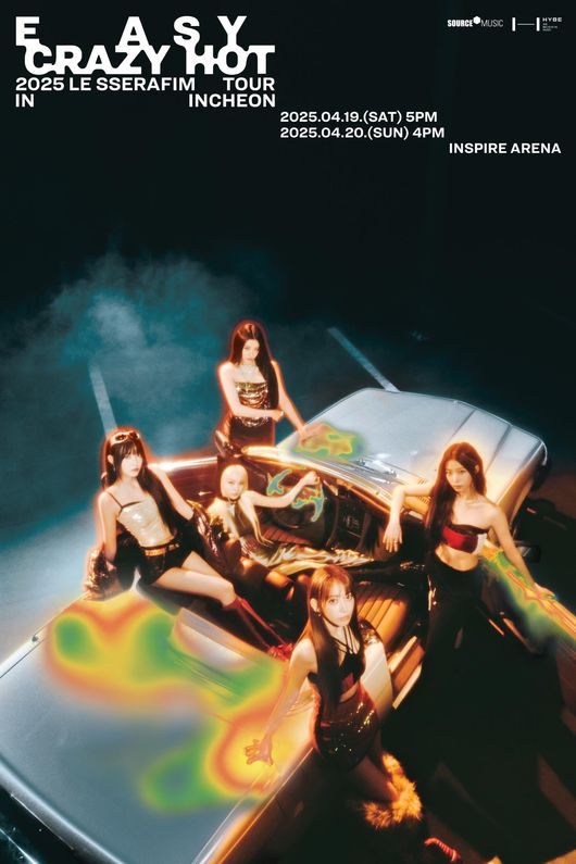 LE SSERAFIM 新品未開封 EASY CRAZY HOT Le Sserafim launches world tour 'Easy Crazy Hot' with