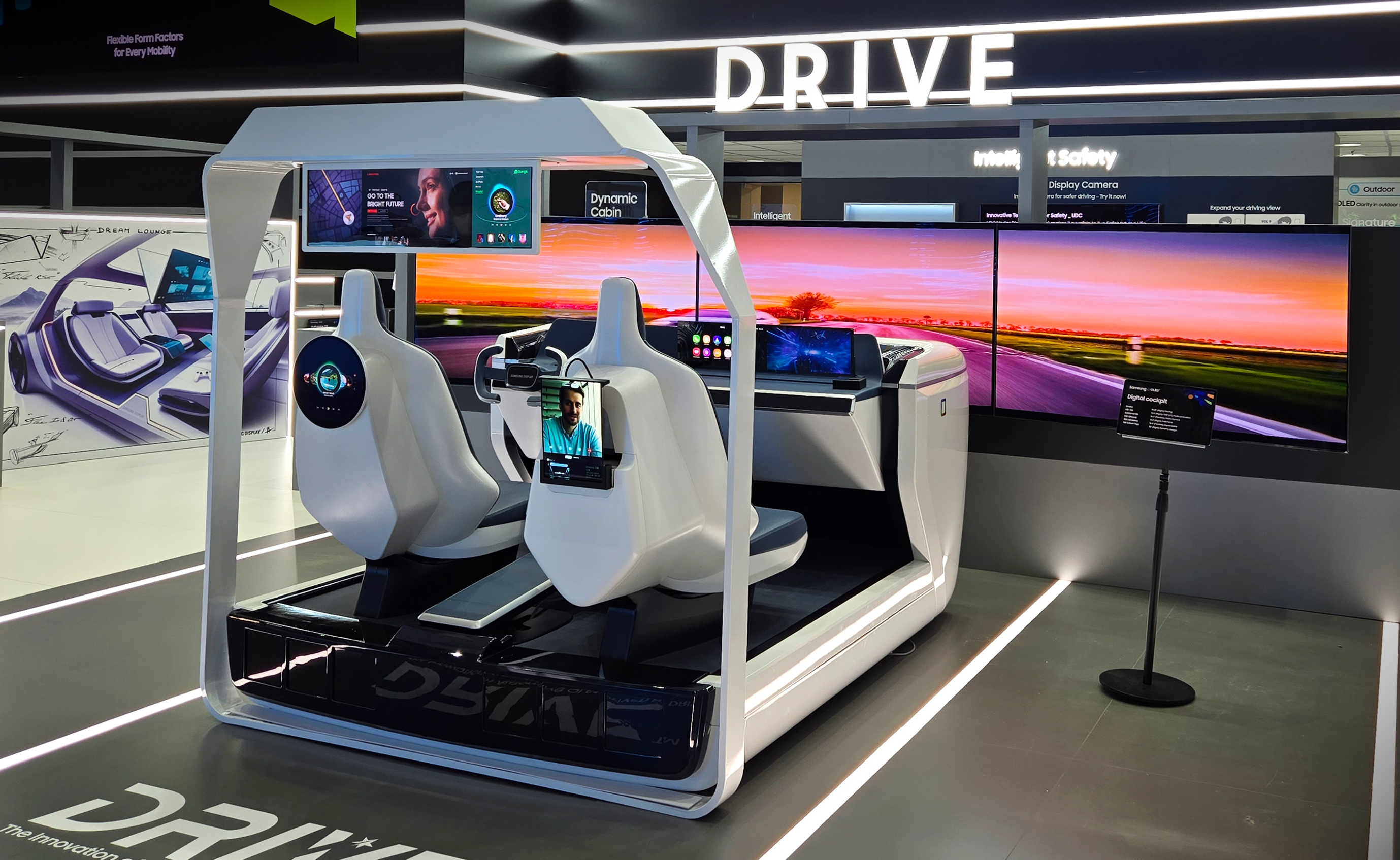 サムスンLG部品子会社がCESでAI搭載車載ディスプレー・カメラを一斉
