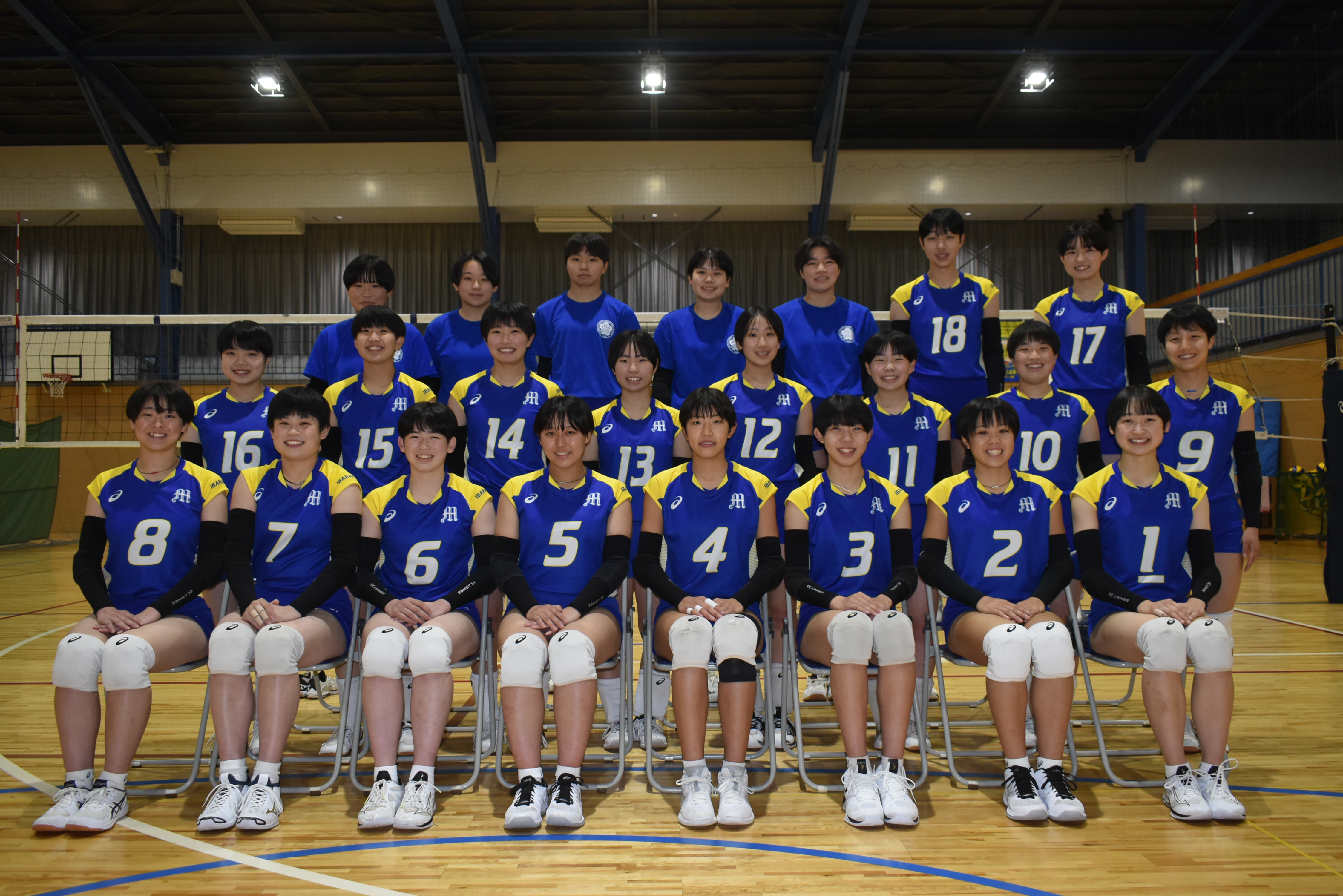 春高バレー茨城県代表 女子・明秀日立、初出場で「まずは1勝」（写真