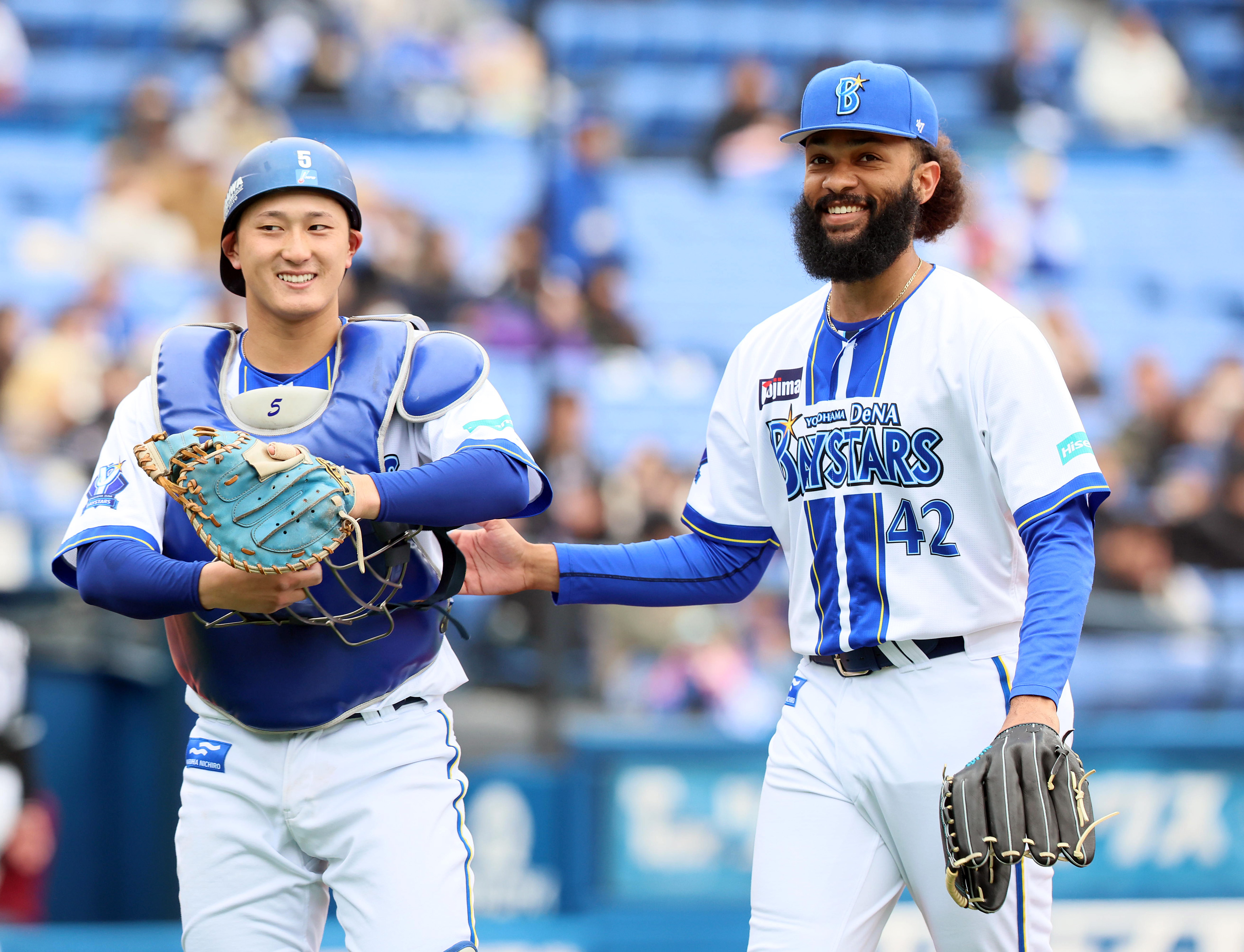 NPB 横浜DeNAベイスターズ ユニフォーム 3XO バウアー #96 未使用