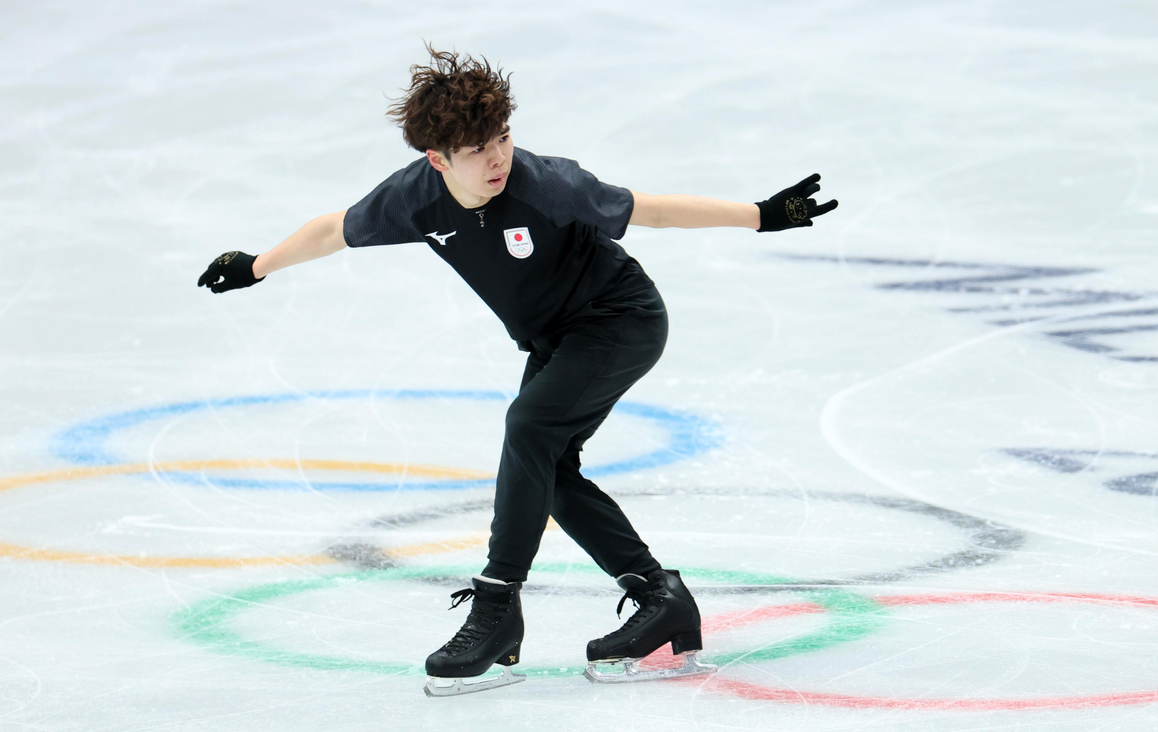 フィギュア男子が五輪会場で初練習 鍵山優真「ゾーンに入っている感じ