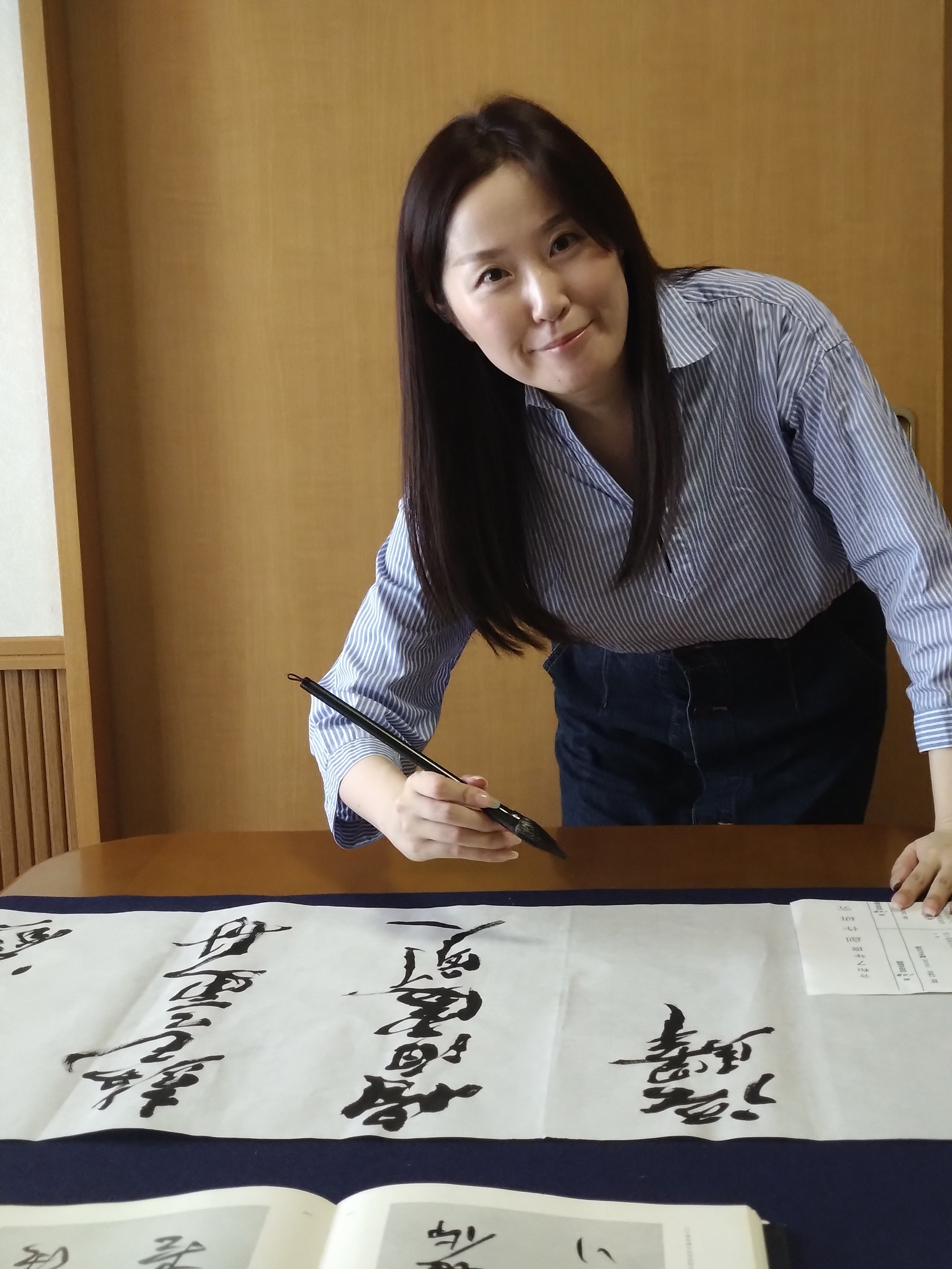 4行書き」で課題を突破 第42回産経国際書展で産経国際書会会長賞の河島