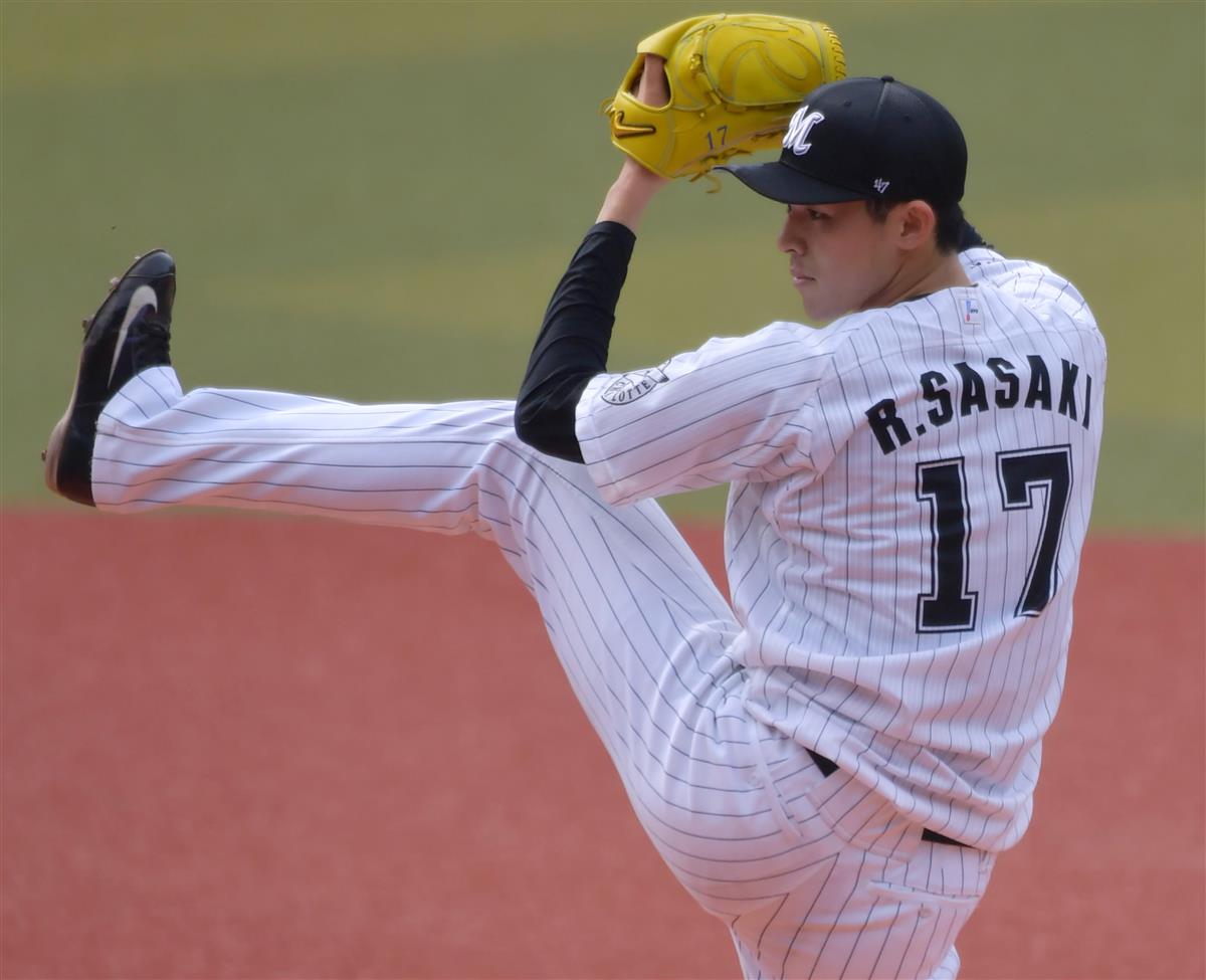 ロッテ・佐々木朗希、今季2度目シート打撃で152キロ！12or13