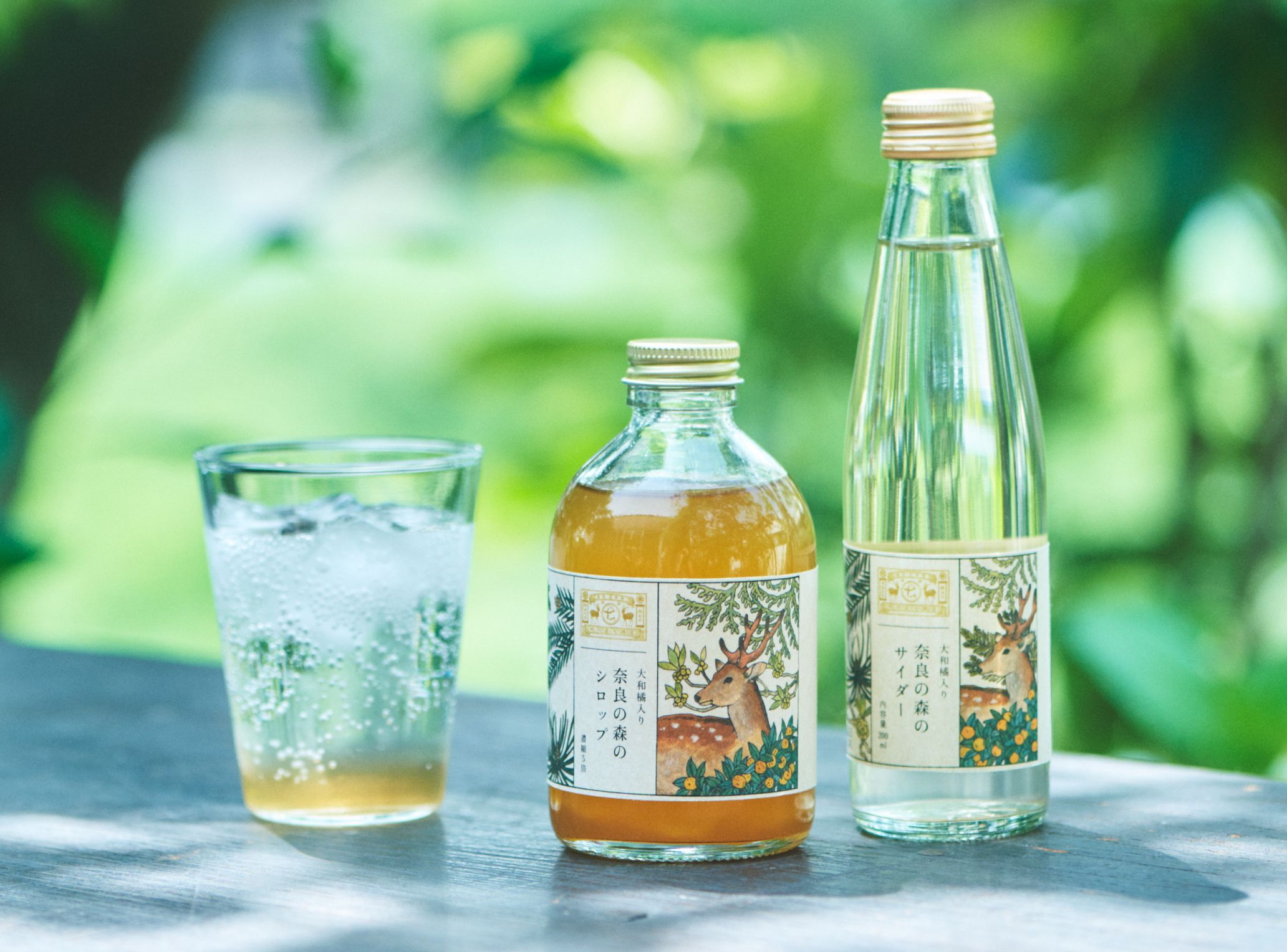 すがすがしく果実のような香り 中川政七商店が森のサイダーとシロップ