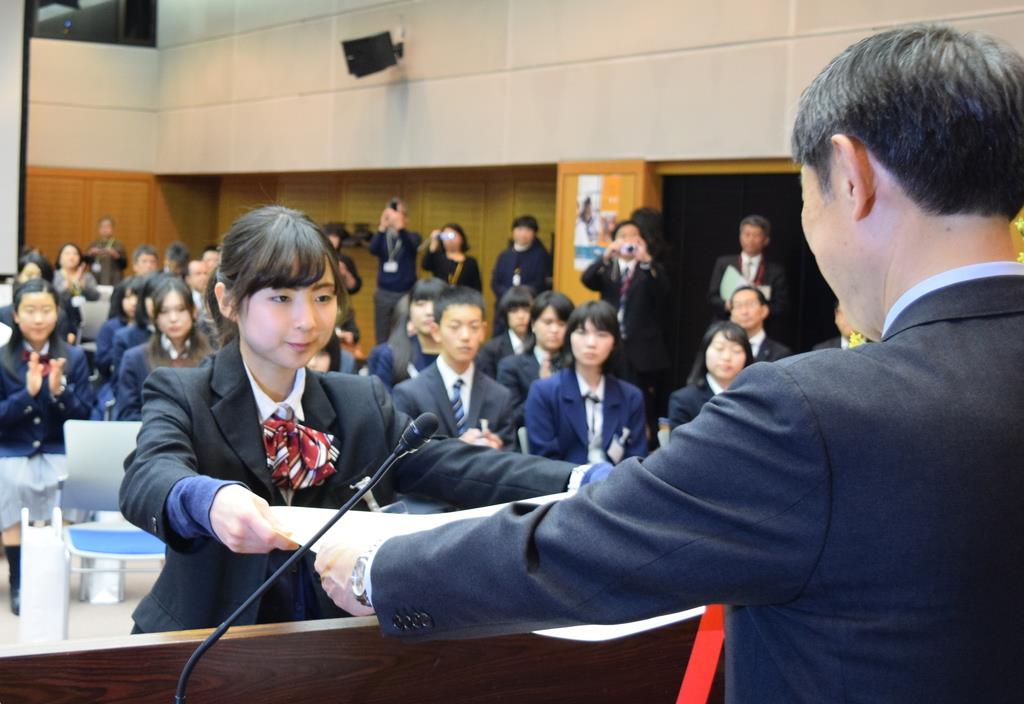 Jica国際協力中学生 高校生エッセイコンテスト2018 学校賞 受賞 0 東百舌鳥高校 校長ブログ