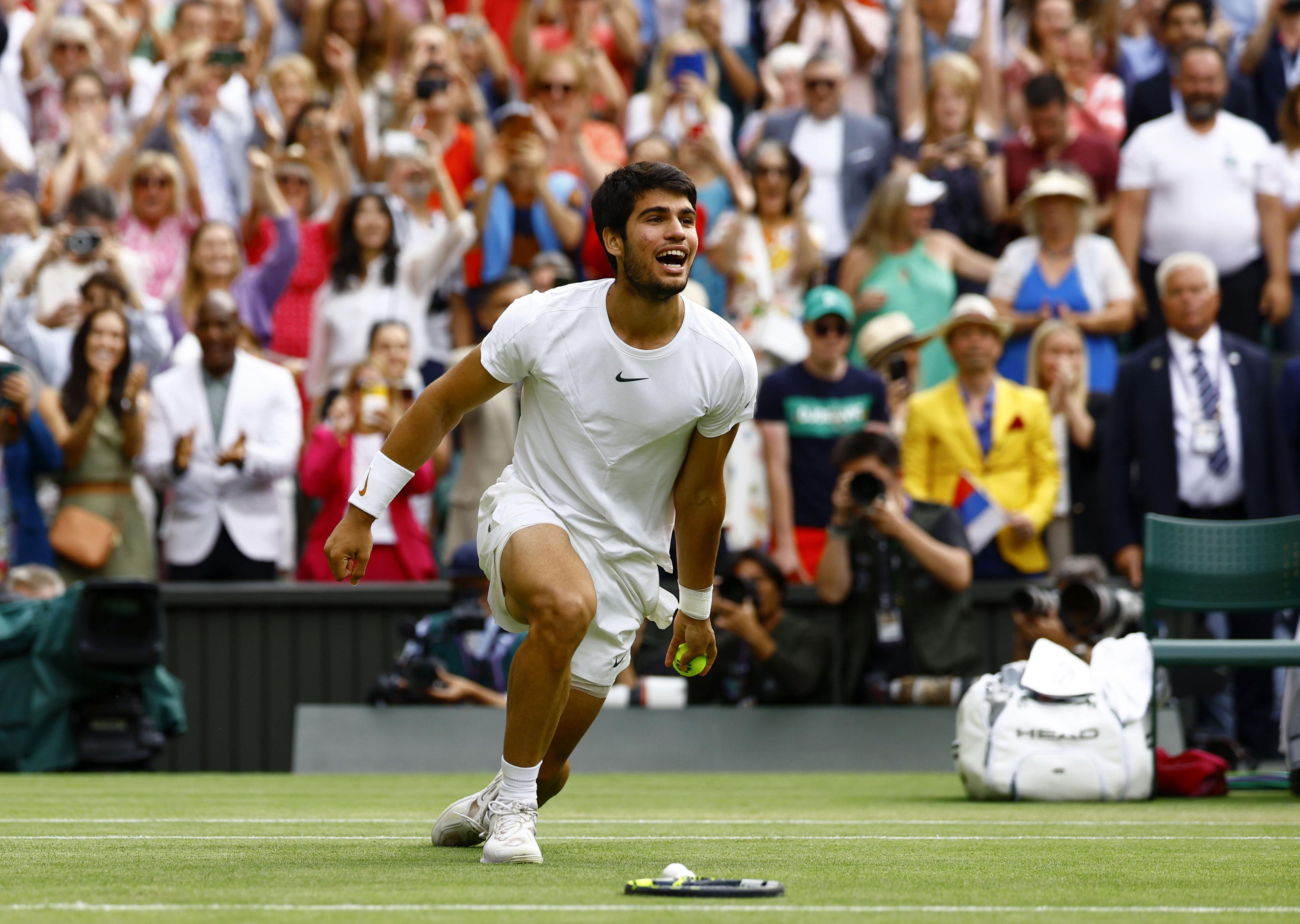 フォト】20歳のアルカラス、ジョコ破り初V ウィンブルドン - 産経