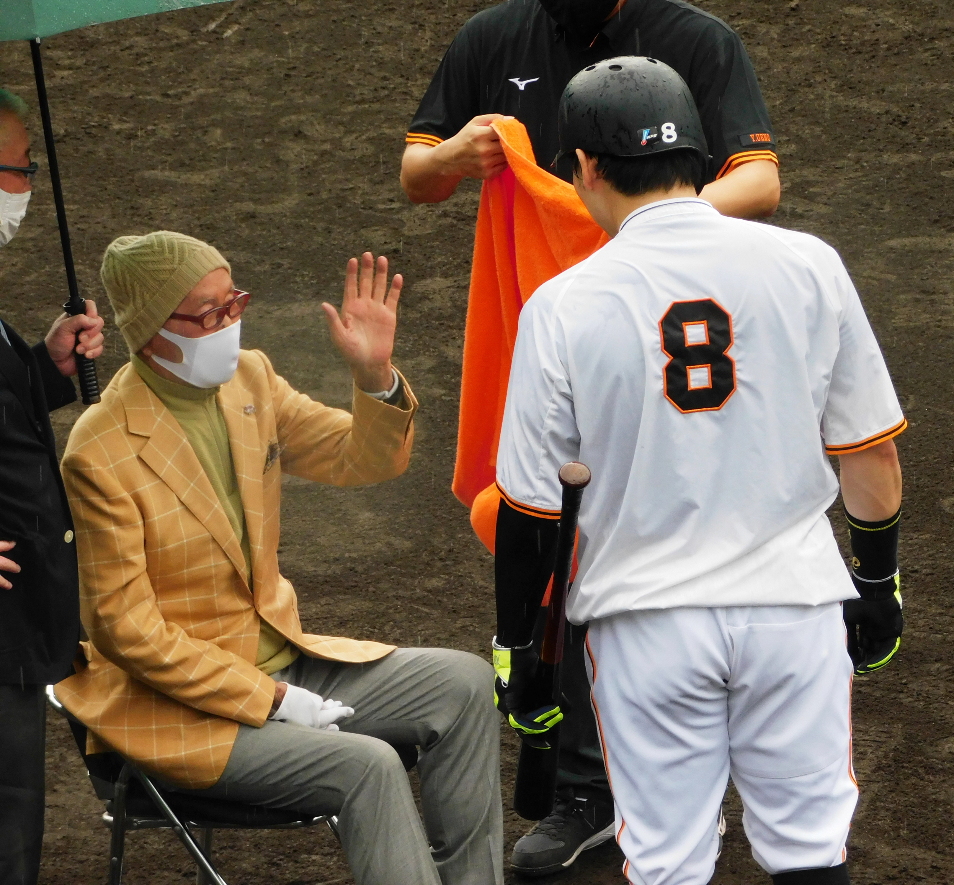 巨人 読売ジャイアンツ 長嶋政権支給品帽子 丸ツバ型 八木下帽子 玉澤 