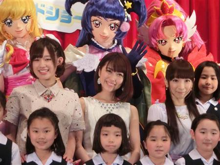 新妻聖子 プリキュア映画試写会に出席 ピンチになったら助けに イザ