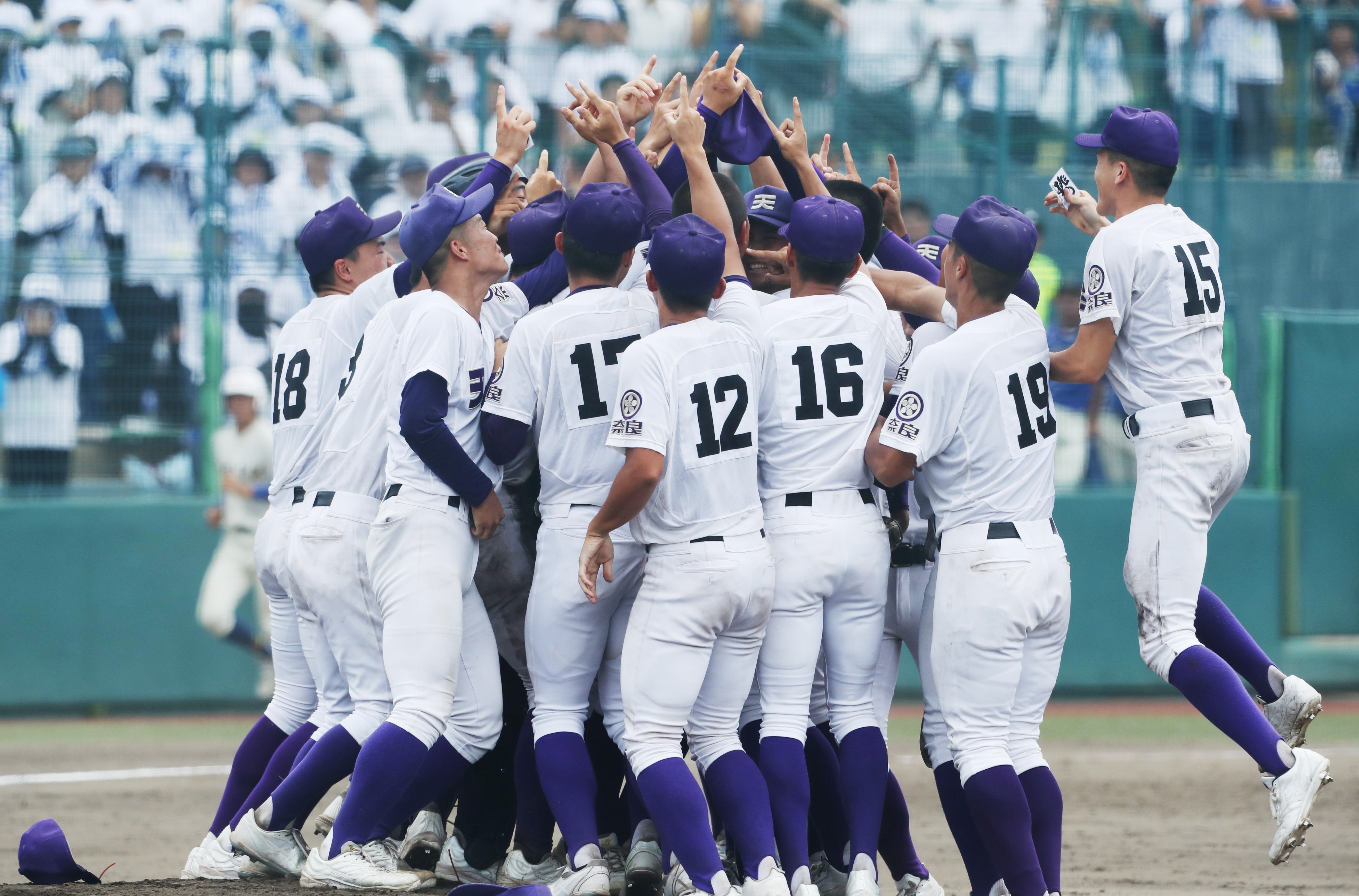 天理が2年連続31回目の夏の甲子園出場へ、奈良大付に8－0 高校野球奈良