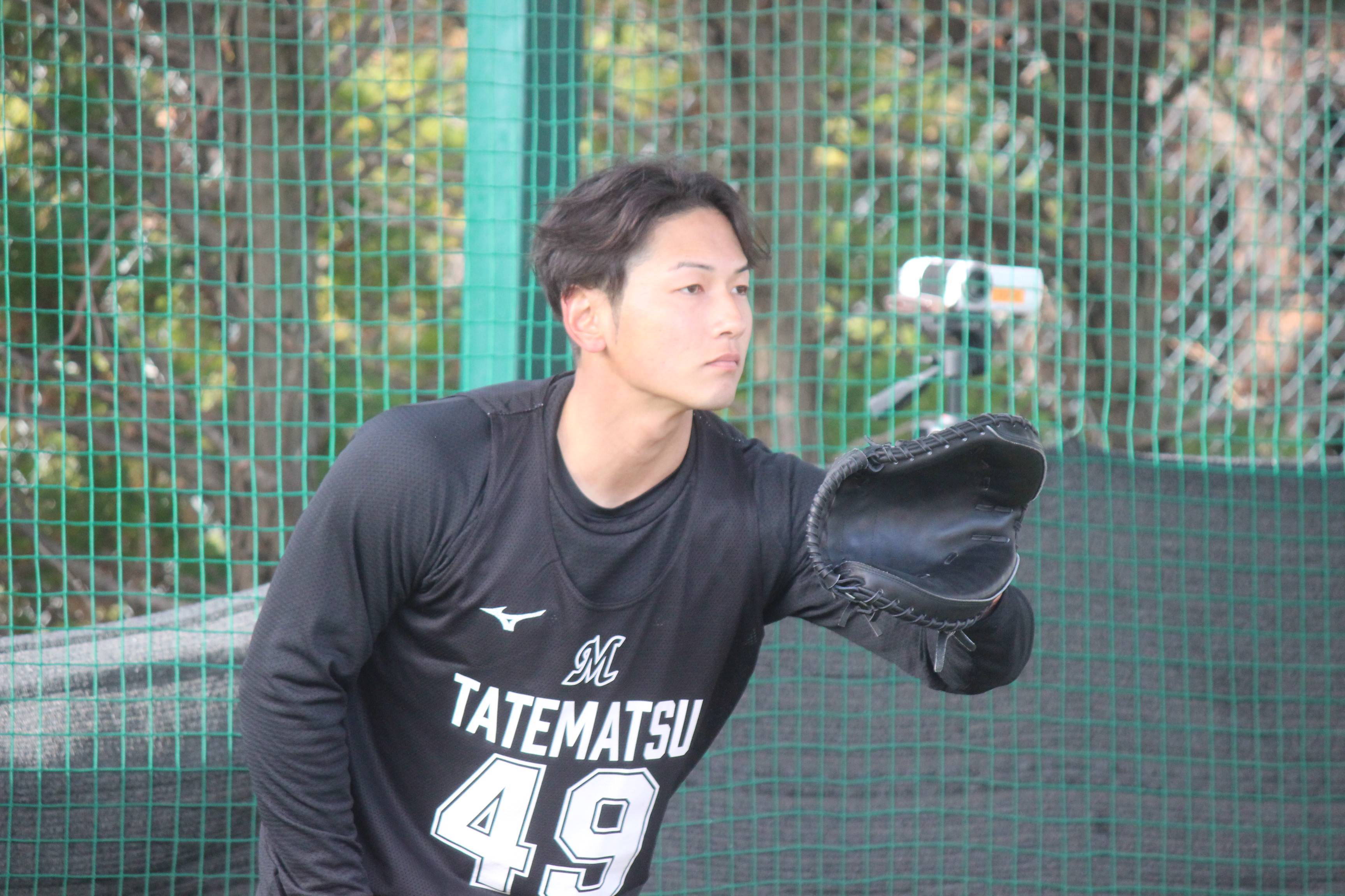 ロッテD6位・立松由宇がユーティリティー選手に名乗り 捕手など4つの