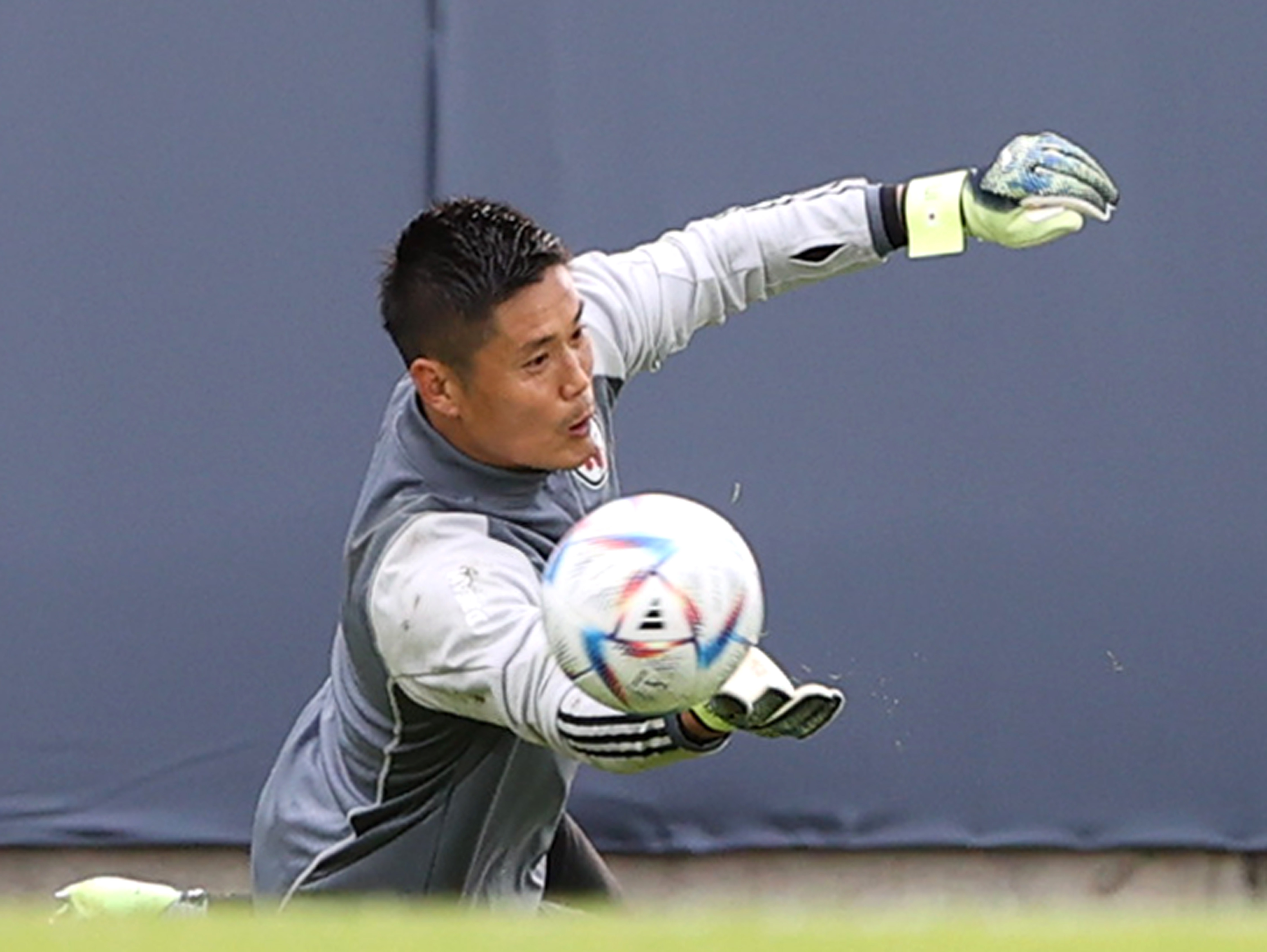 川島永嗣　日本代表　GKユニフォーム adidas 日本代表 2018 GKユニフォーム ホーム 半袖 #1.川島永嗣