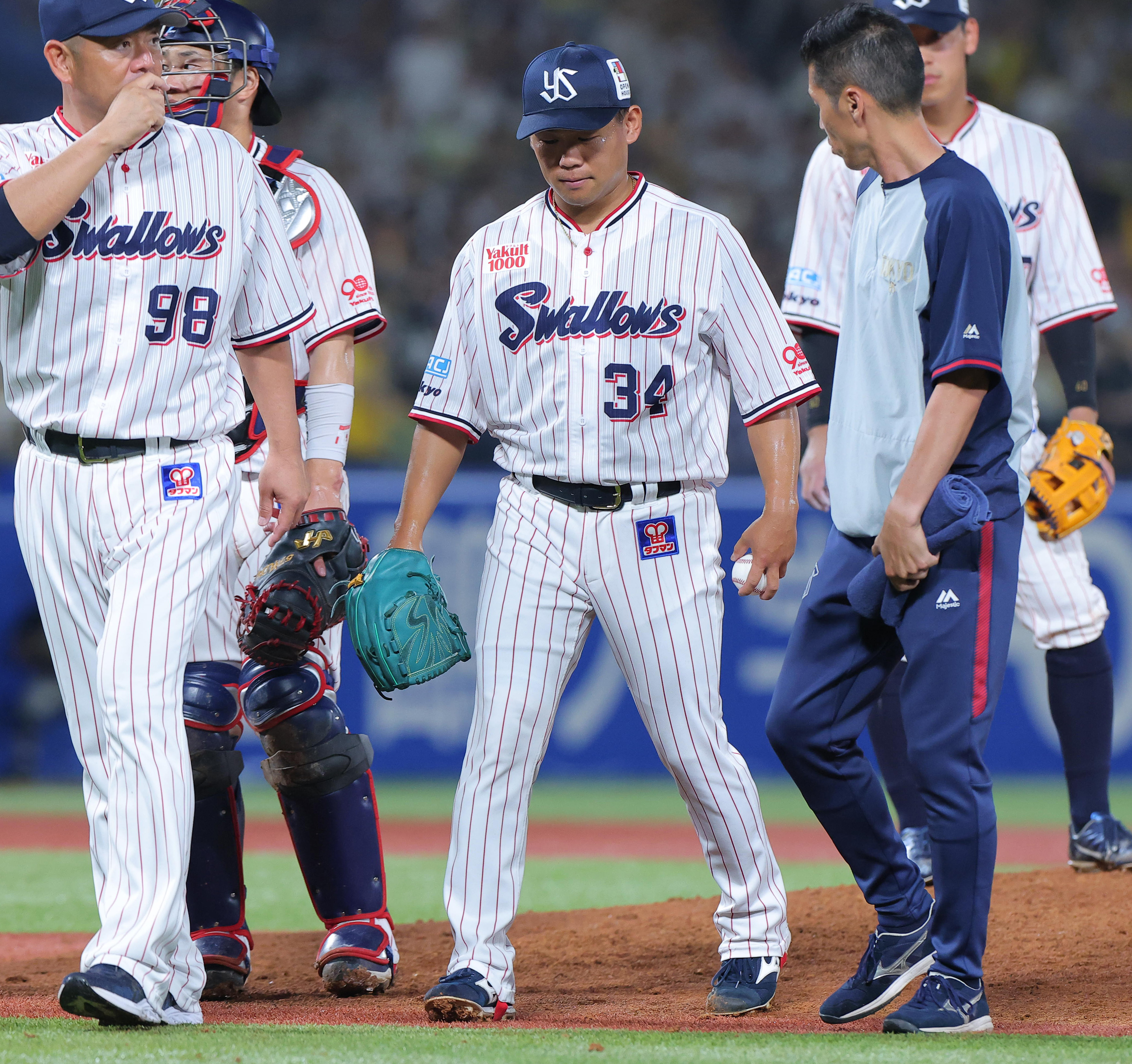 ヤクルトスワローズ 34 田口麗斗 ホームユニフォーム M レプリカユニホーム（ホーム）34田口 | 東京ヤクルトスワローズ