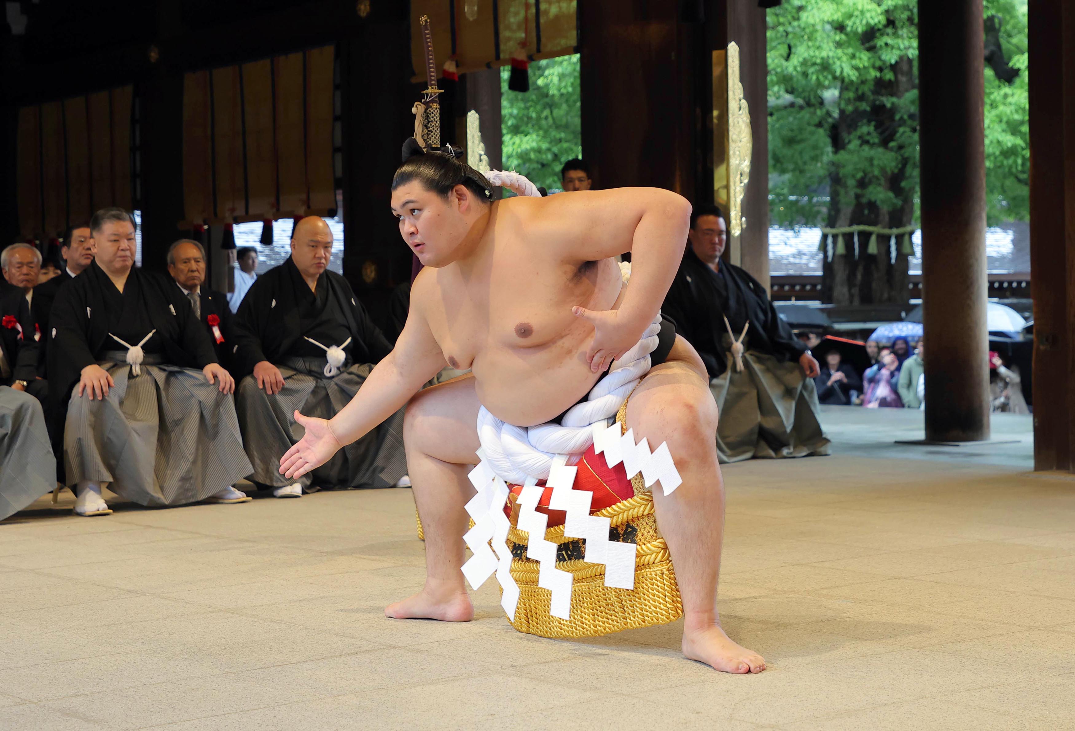 新横綱・大の里、明治神宮で奉納土俵入り - サンスポ