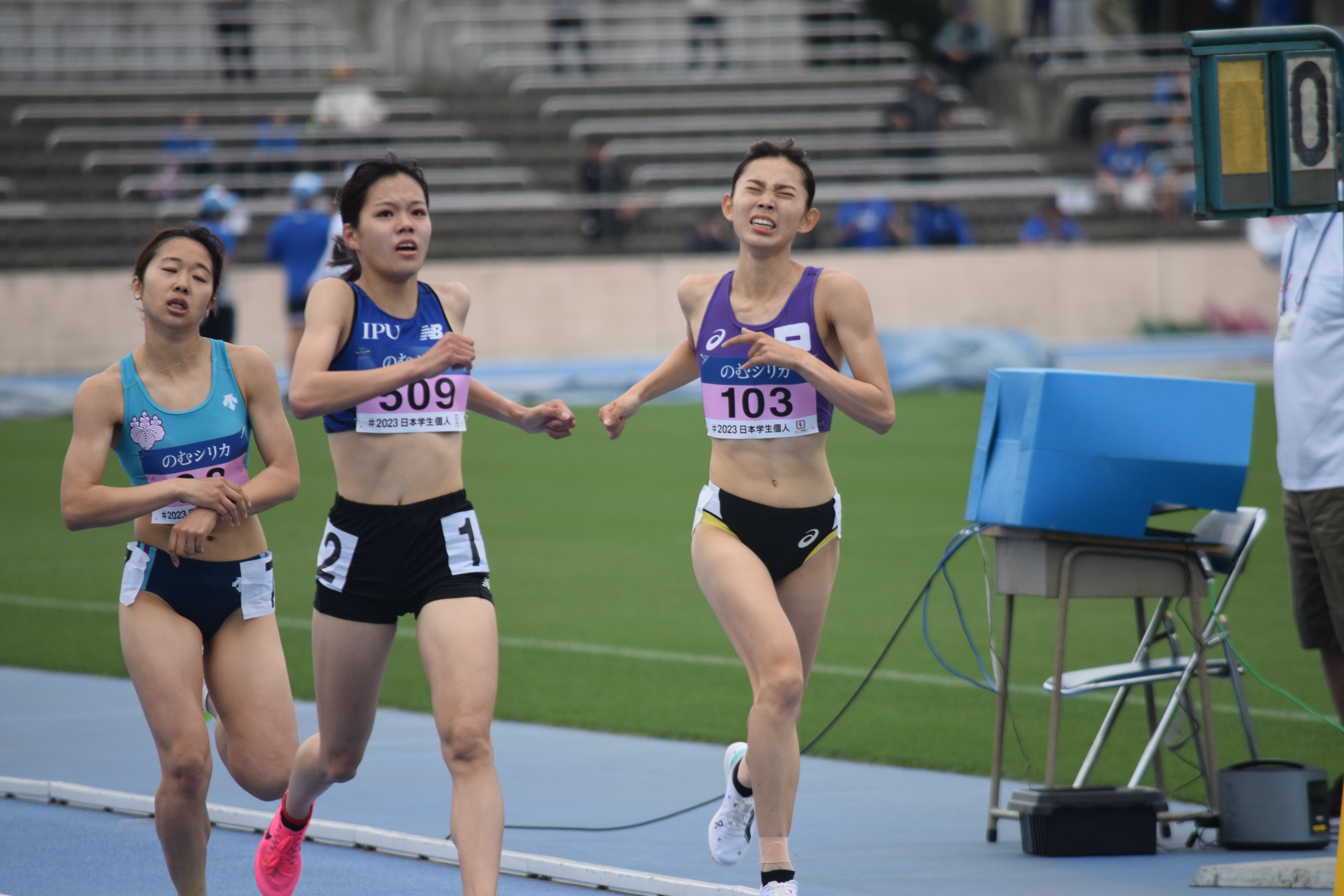 道下美槻、女子１５００ｍ３位で号泣「優勝を狙っていたので本当に悔しい」 日本学生個人選手権／陸上 - サンスポ