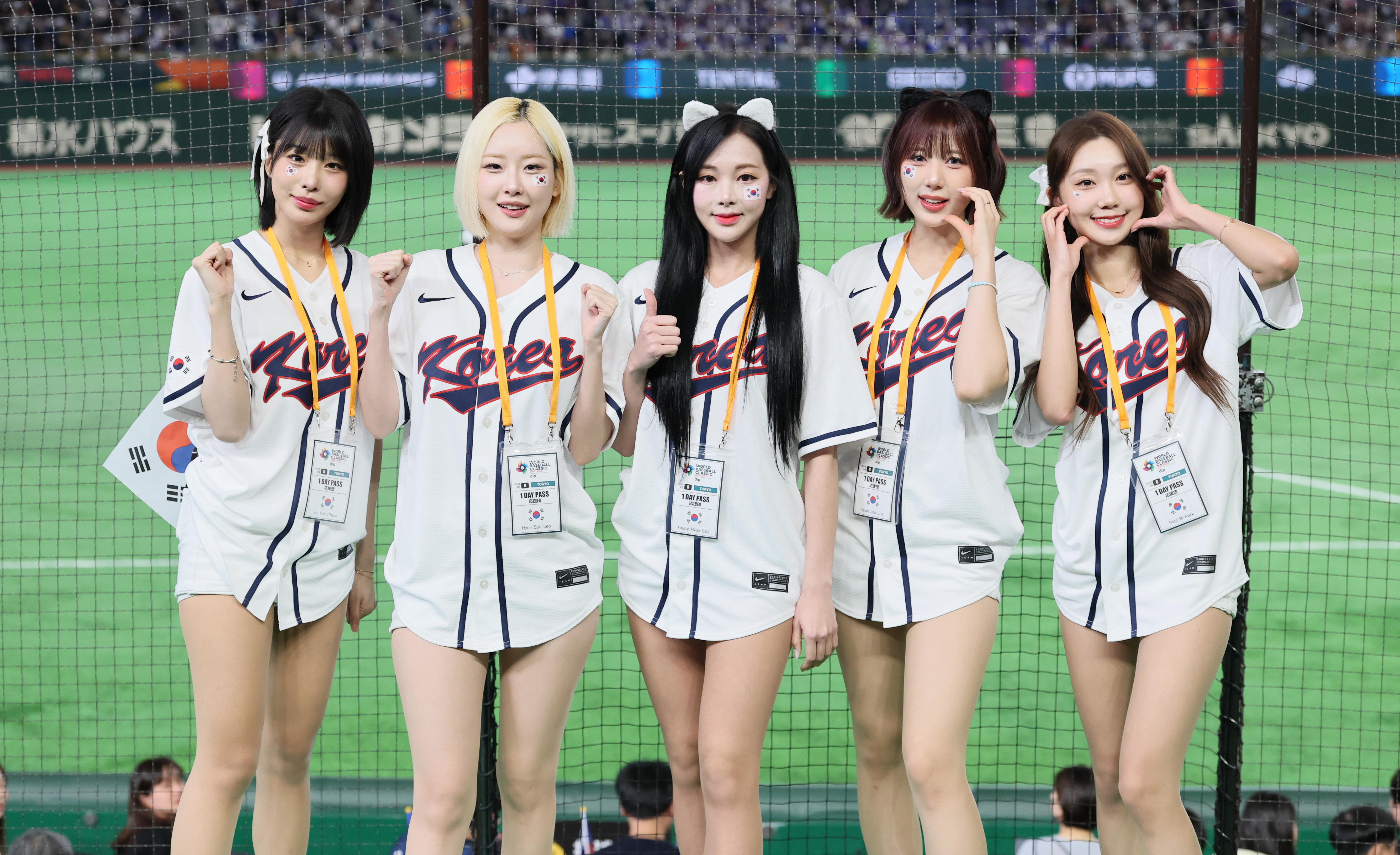 韓国チア 台湾チア タオル MINGO 안지현 이아영 이호정 プレミア wbc WBC侍ジャパン戦、左翼席に現れた韓国チアに熱視線 台湾チアに負けない