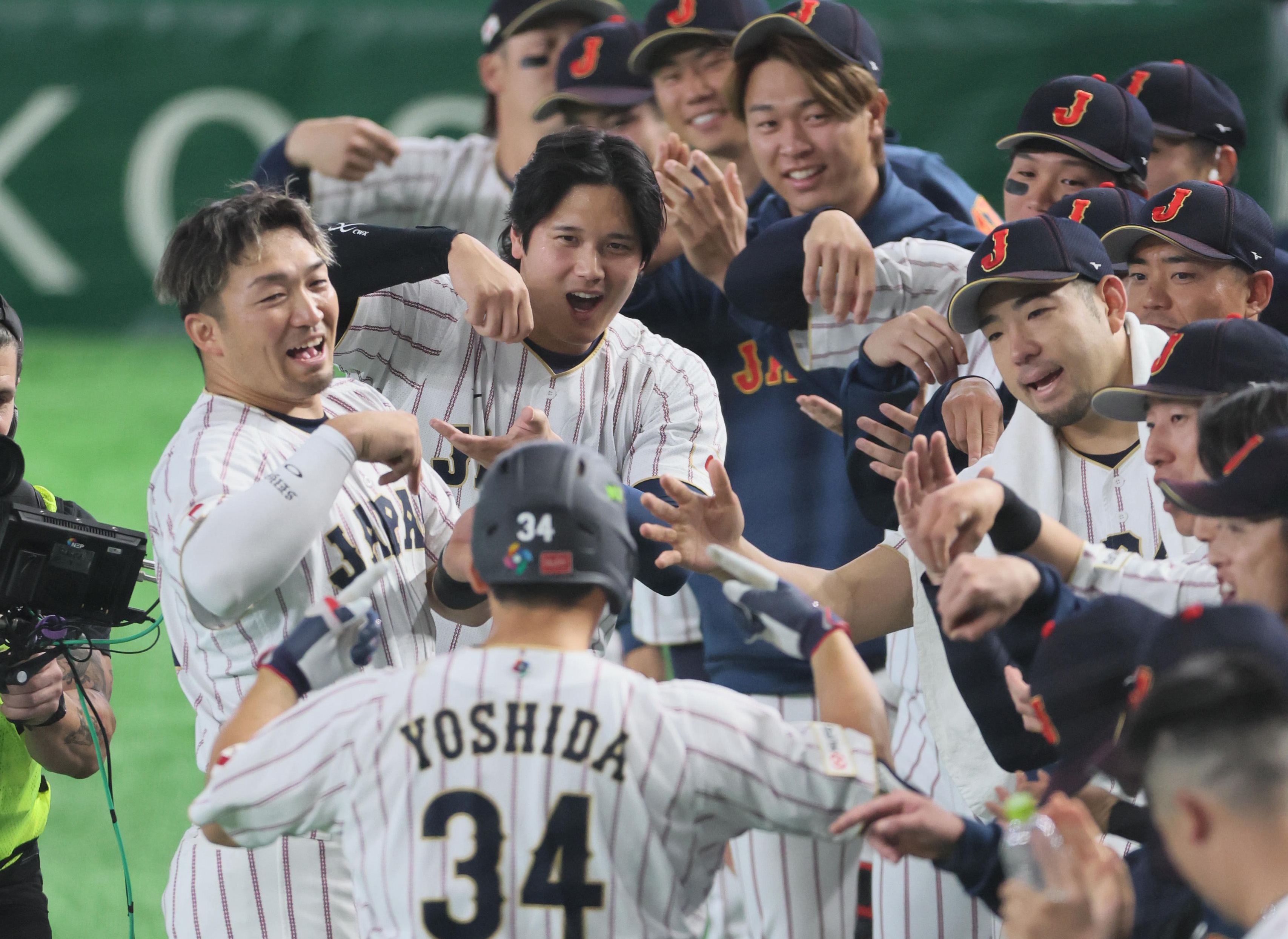 大谷翔平、鈴木誠也、吉田正尚…韓国戦の三回にわずか数分で3発