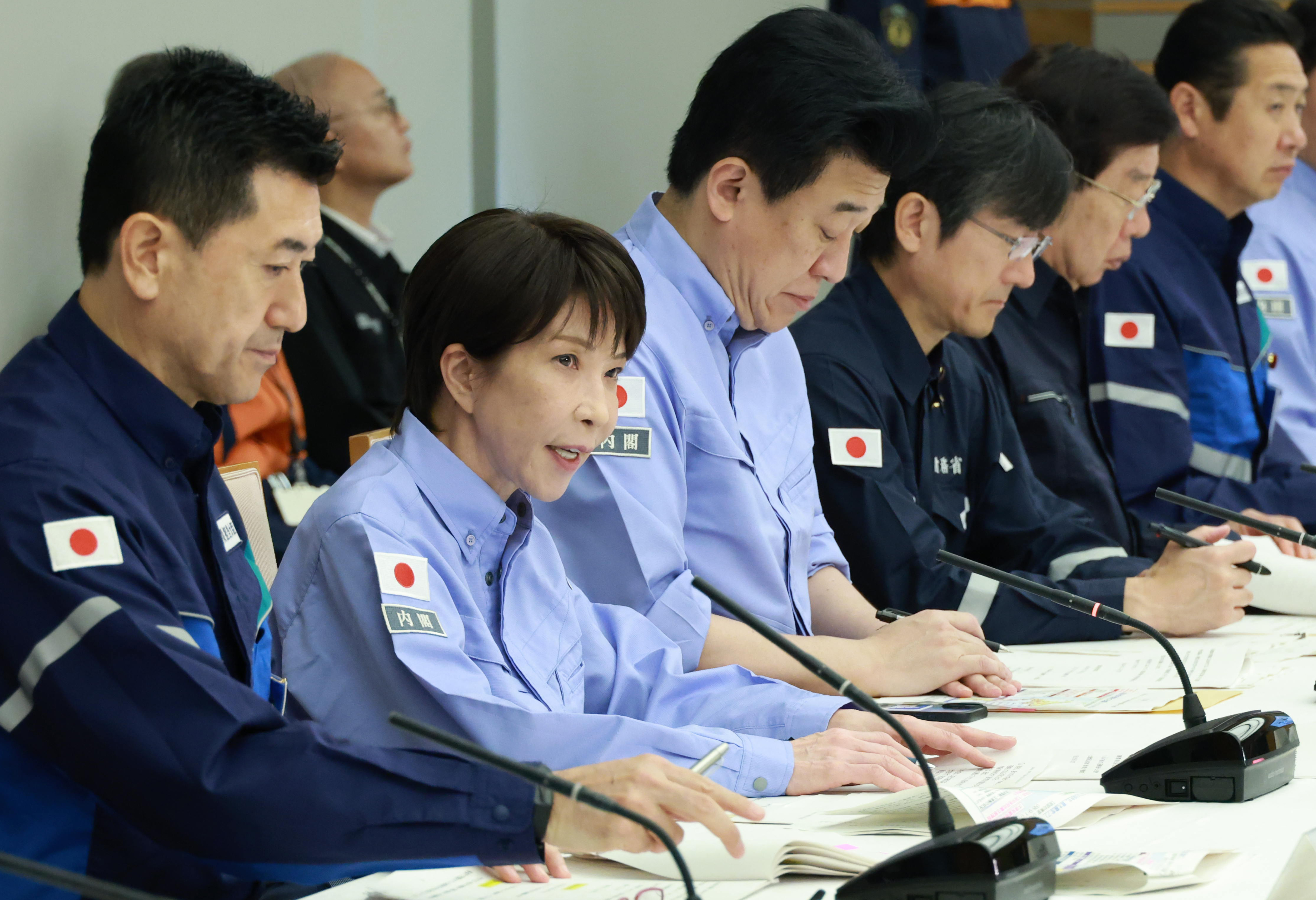 防災の日、政府総合訓練 日本・千島海溝地震想定 高市早苗首相が緊急