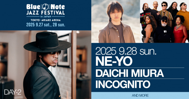 NE-YO×三浦大知×インコグニートの異色ラインナップ『Blue Note