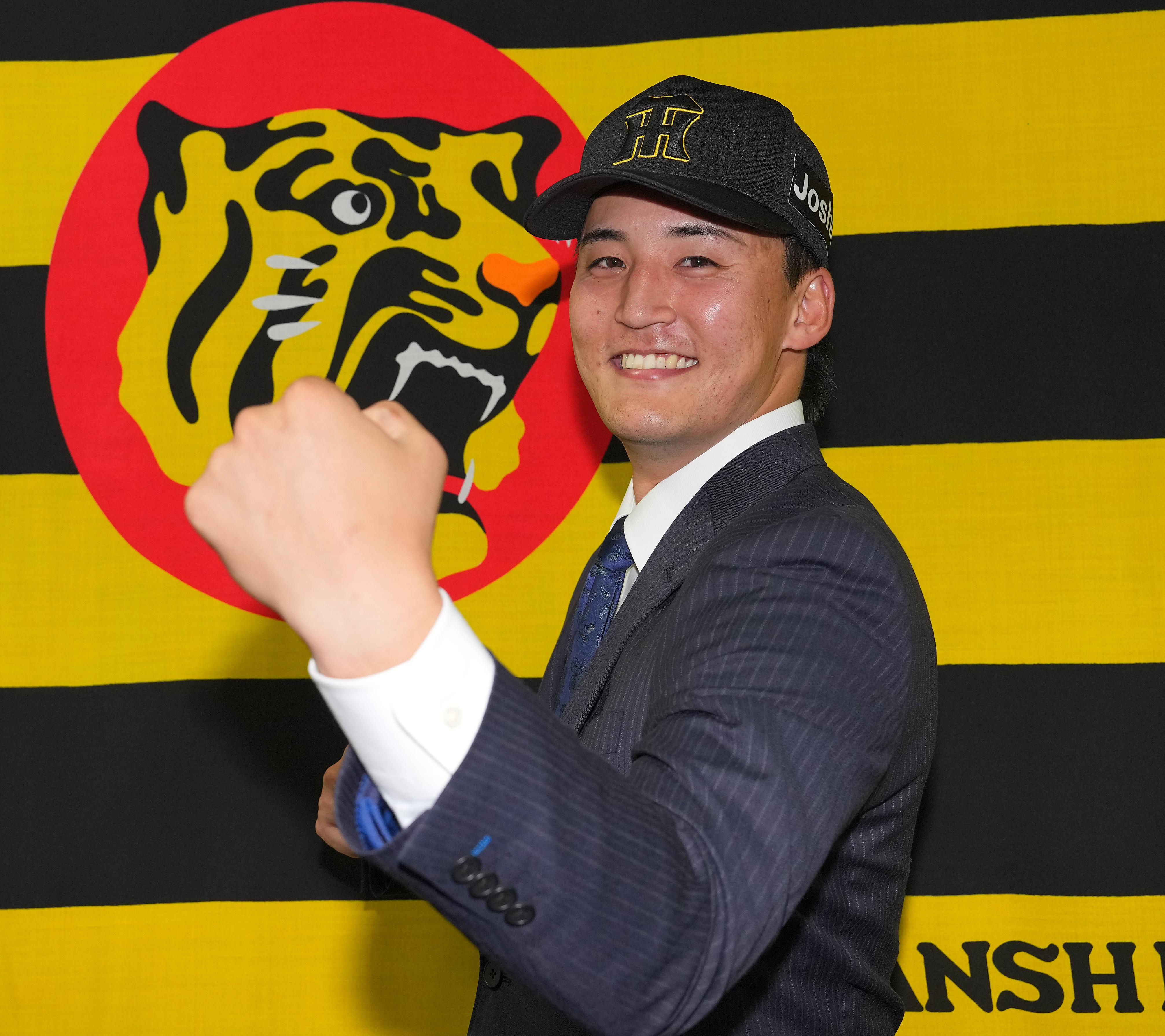 西武戦力外の元山飛優が阪神入団会見「小さいときは金本さんのものまね