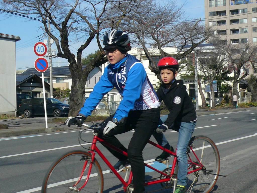 2 人 乗り 自転車 公道