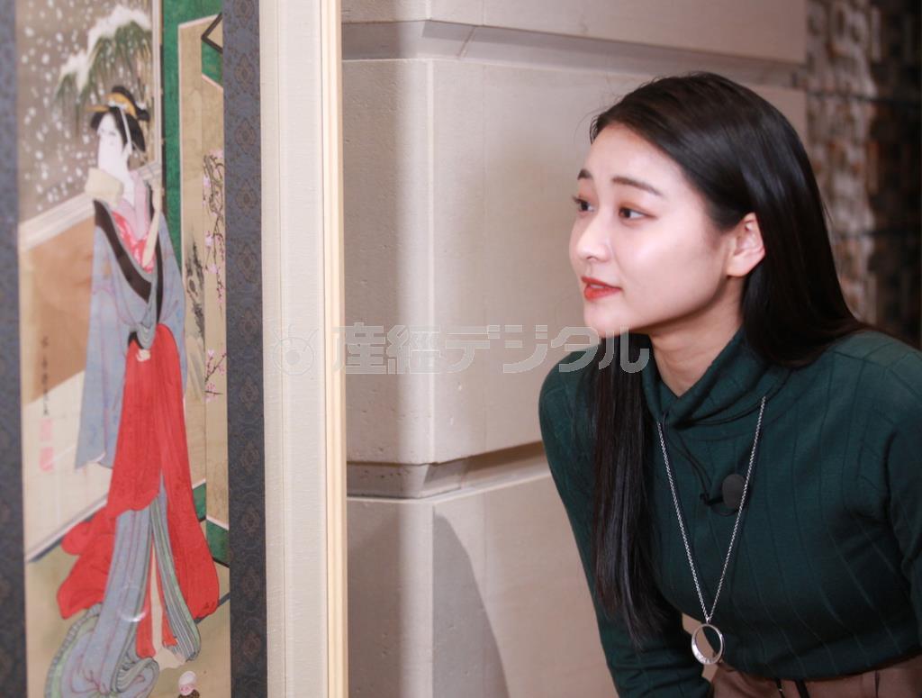 ハロプロ アンジュルム和田彩花さん 江戸の風俗も注目 肉筆浮世絵展で音声ガイド 産経ニュース