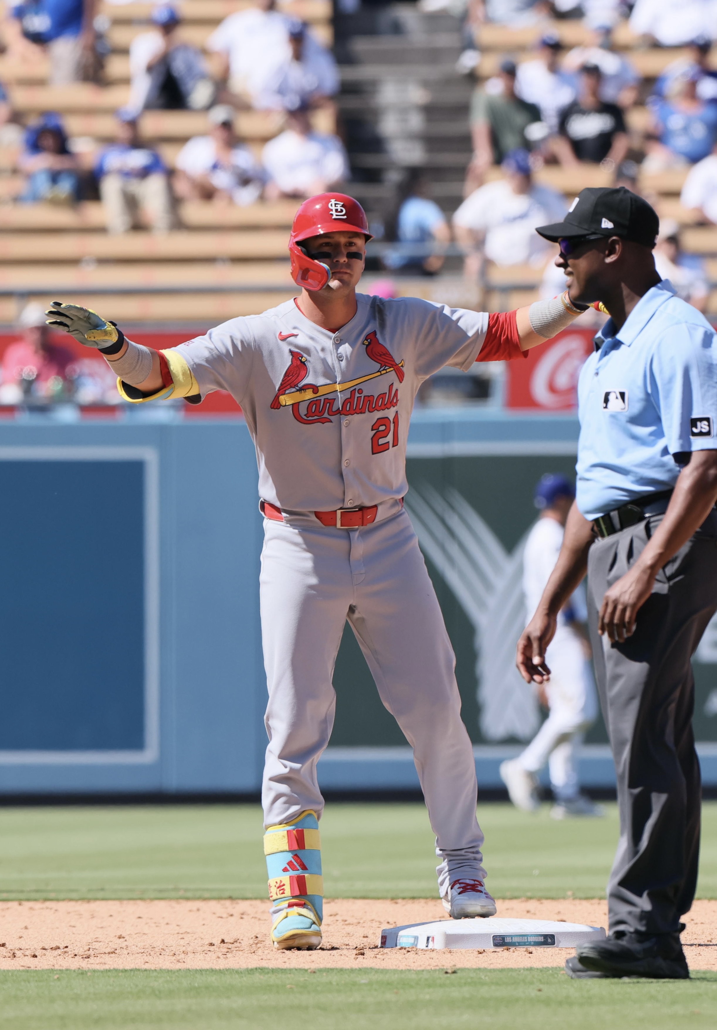 【値下】ヌートバー　ボブルヘッド　セントルイス・カージナルス公式限定　新品 MLB】ヌートバーがド軍の来場者特典イベントに興奮「ロウキの