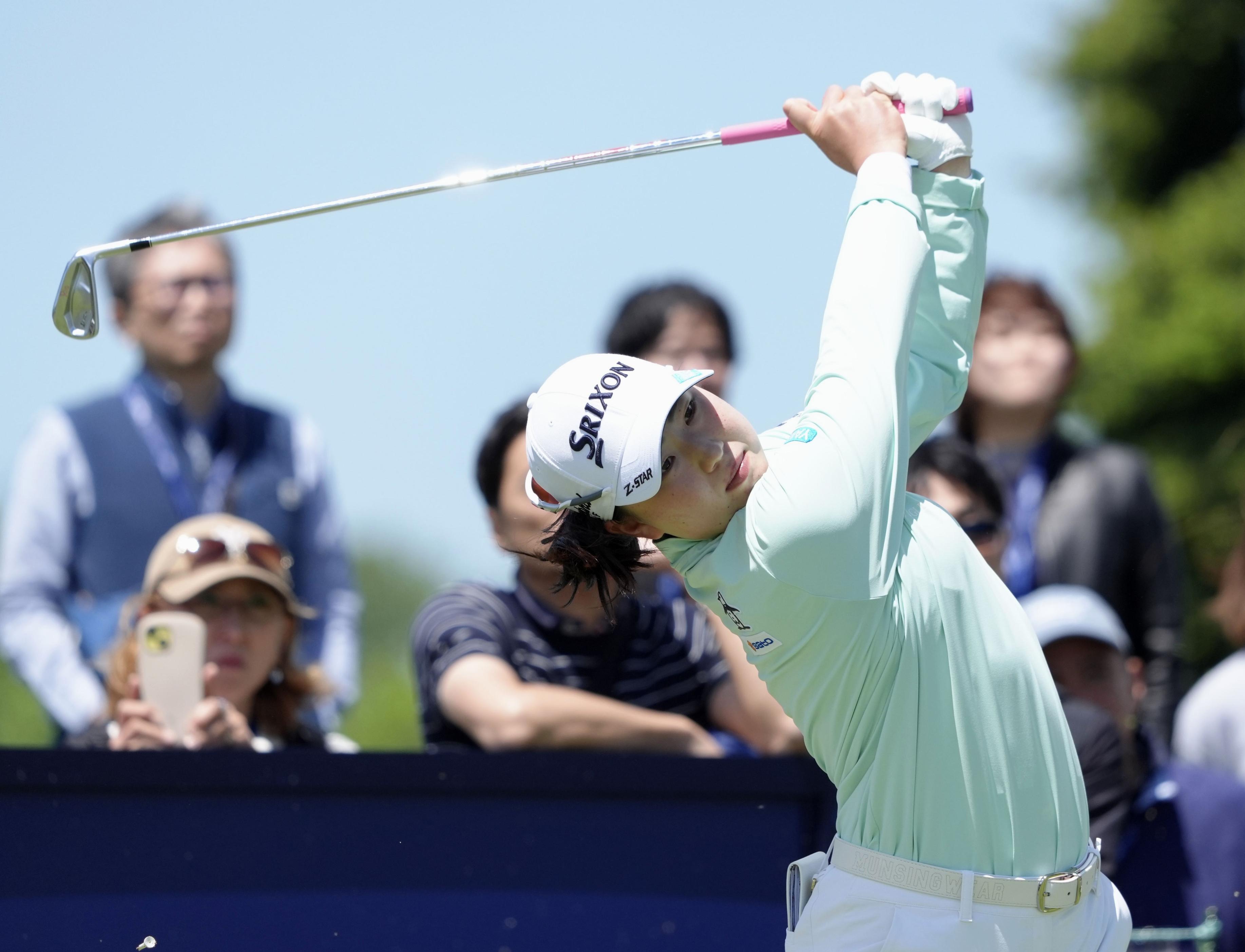 竹田麗央7位浮上、イーグル締めに原英莉花も拍手「すごく